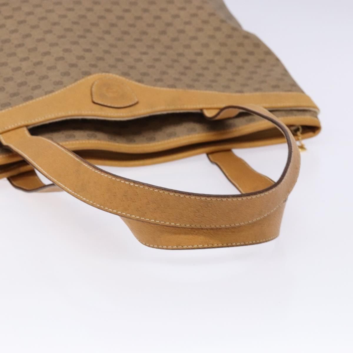 Gucci GUCCI Micro GG Supreme Tote Bag Pvc Beige Gold Size ONE SIZE - 7 Thumbnail