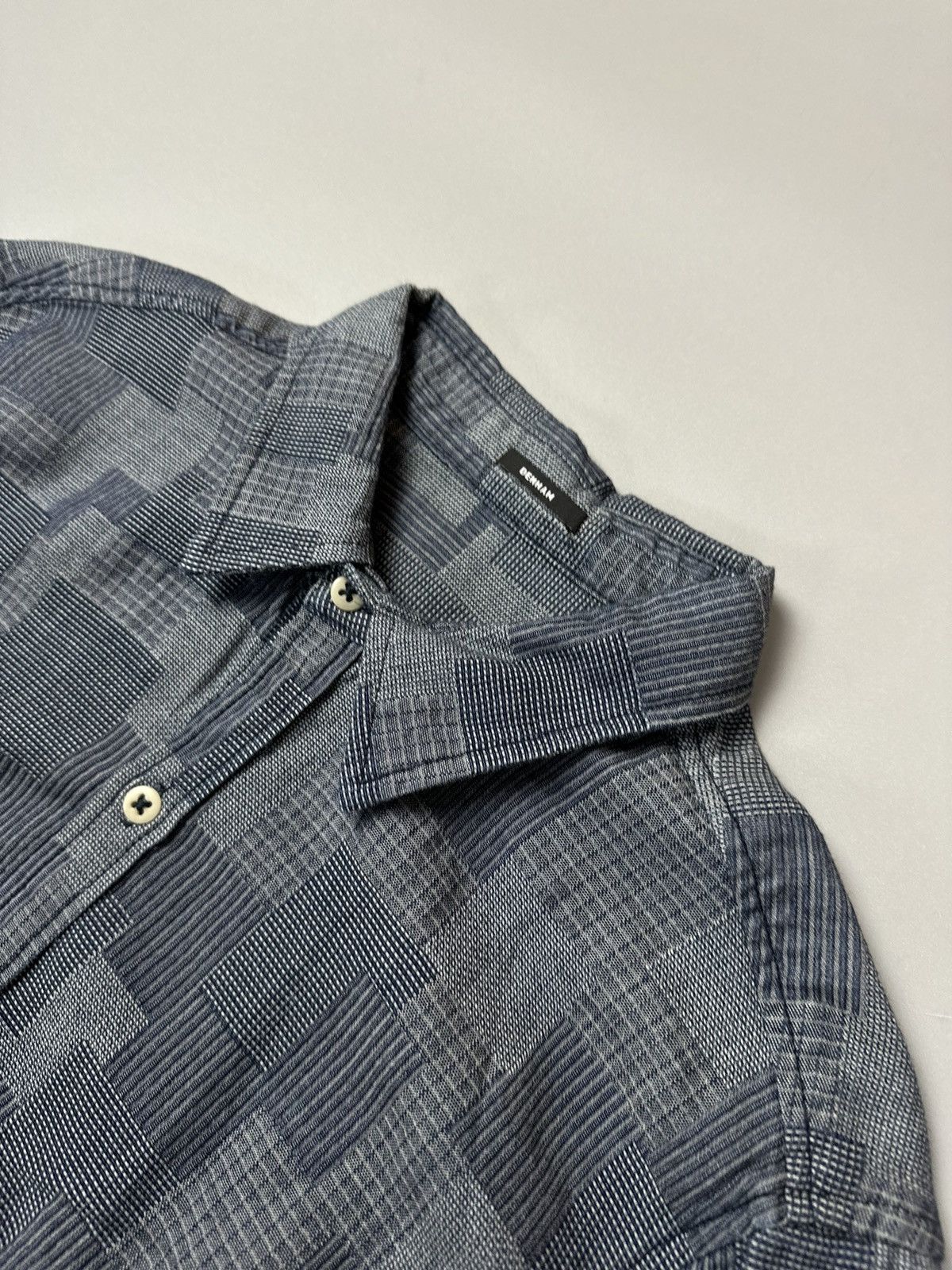 DENHAM Check Blue Denham Button up shirt Plaid Size US M / EU 48-50 / 2 - 3 Thumbnail