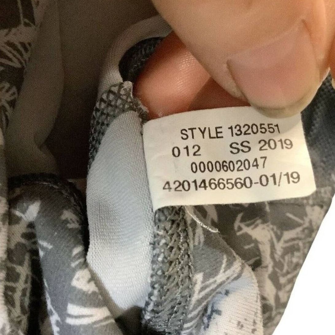 Under Armour Athleisure Activewear Gray Floral Print Workout Pants M Size 25" / US 0 / IT 36 - 3 Thumbnail