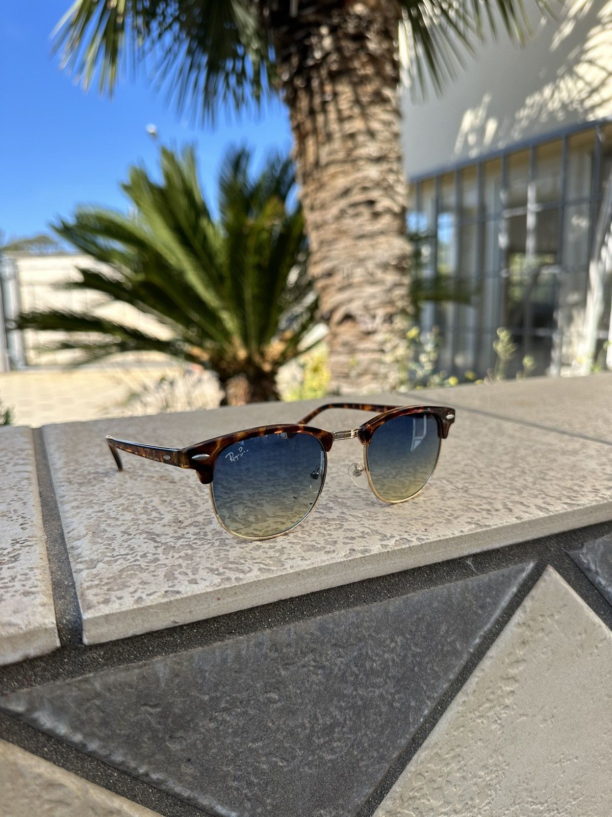 image of Rayban Sunglasses Vintage Italy in Brown, Men's