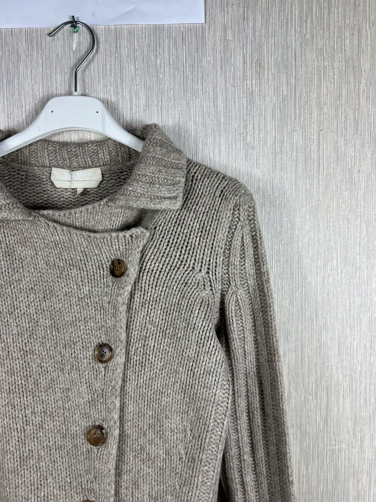 Max Mara S Max Mara wool yak knitted cardigan sweater button up Size S / US 4 / IT 40 - 3 Thumbnail