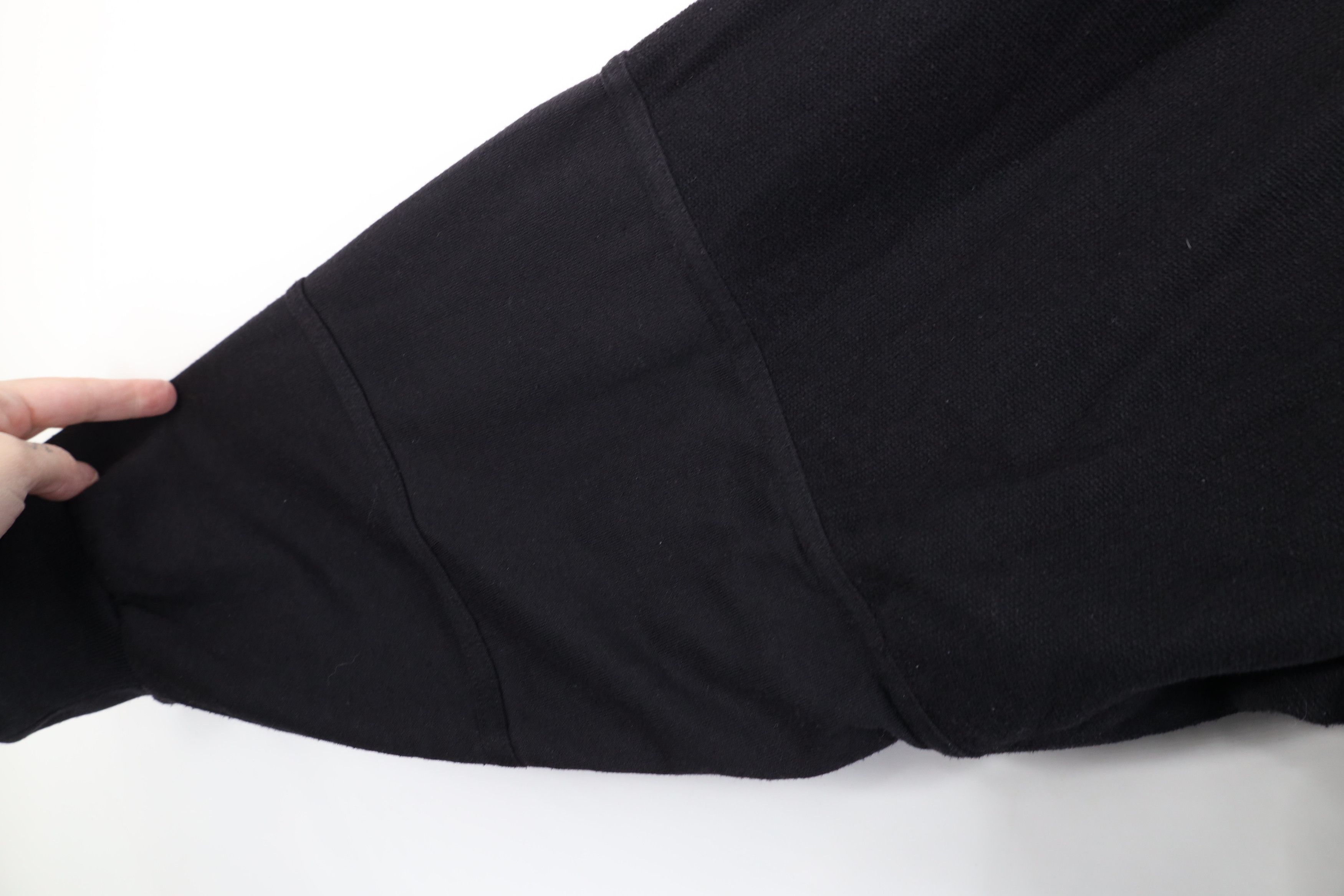 Vintage Vintage 90s Streetwear Long Sleeve Rugby Polo Shirt Black Size US XXL / EU 58 / 5 - 7 Thumbnail