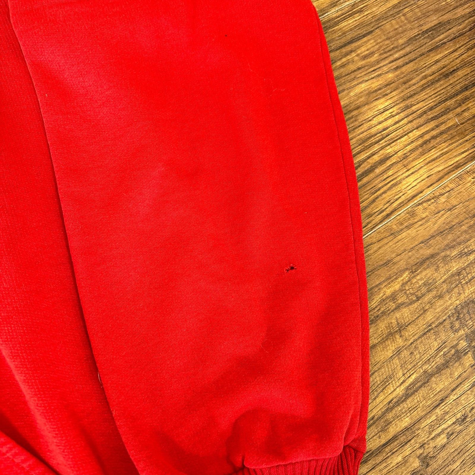 Vintage Vtg Pep Actionwear Alberta Basketball Red Hoodie Sweatshirt Size US L / EU 52-54 / 3 - 6 Thumbnail