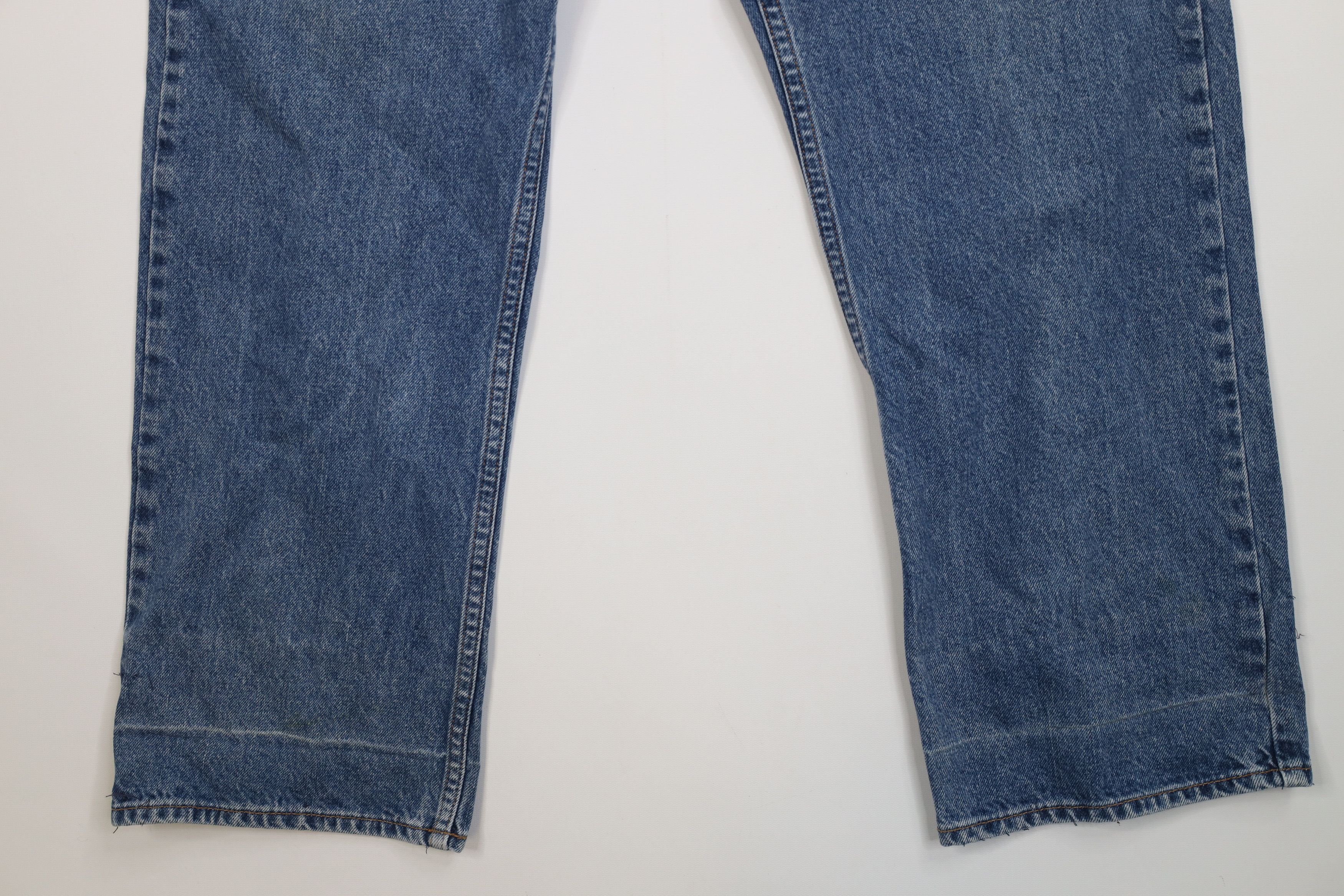 Tommy Hilfiger Vintage 90s Tommy Hilfiger Baggy Wide Leg Denim Jeans Blue Size US 36 / EU 52 - 4 Thumbnail