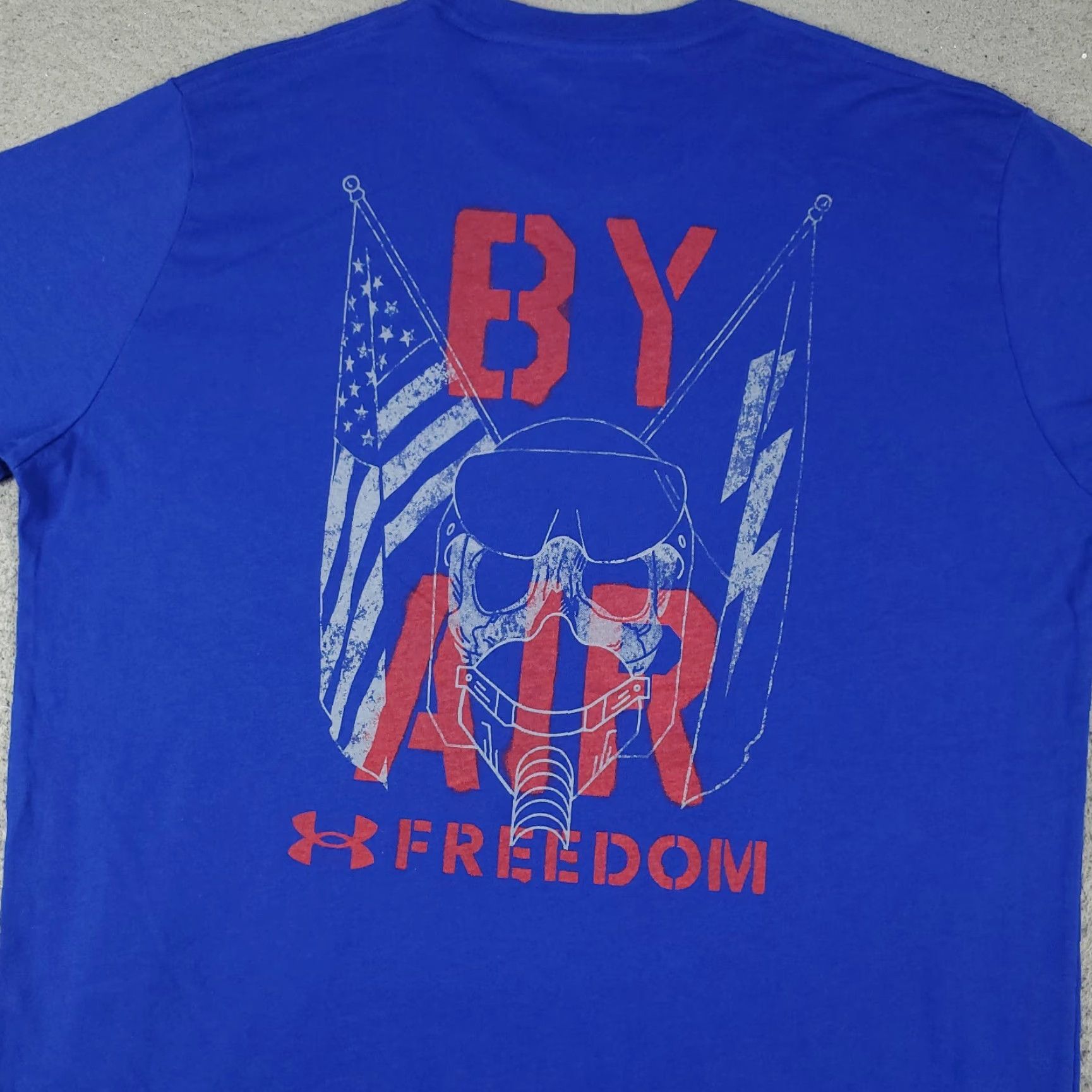 Under Armour Under Armour T-Shirt Mens Medium Blue Casual Short Sleeve Sports Regular Fit Size US M / EU 48-50 / 2 - 7 Thumbnail