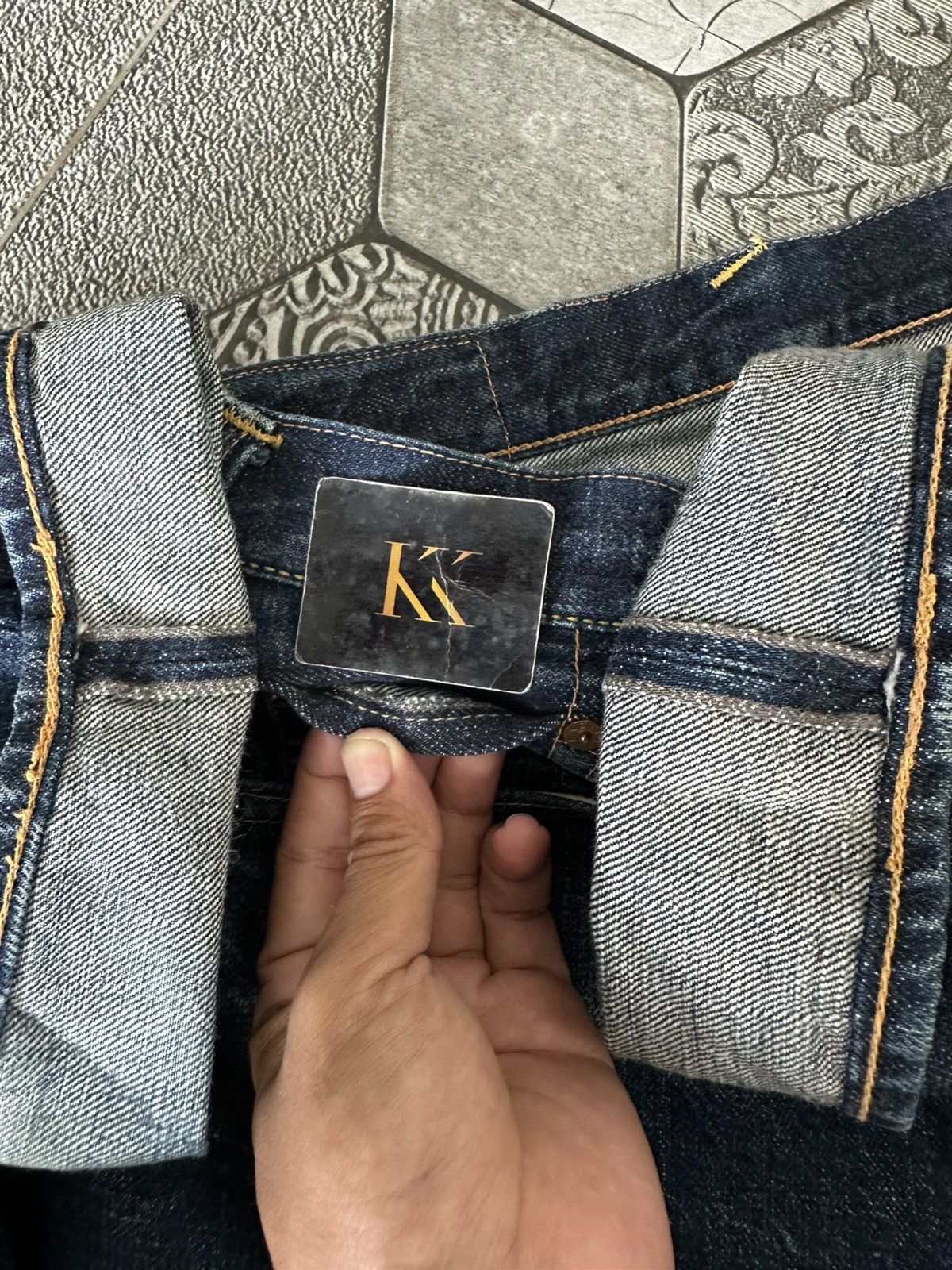 Evisu EVISU NO 1 SPECIAL SEAGULL PINK SELVEDGE DENIM Size US 30 / EU 46 - 6 Thumbnail