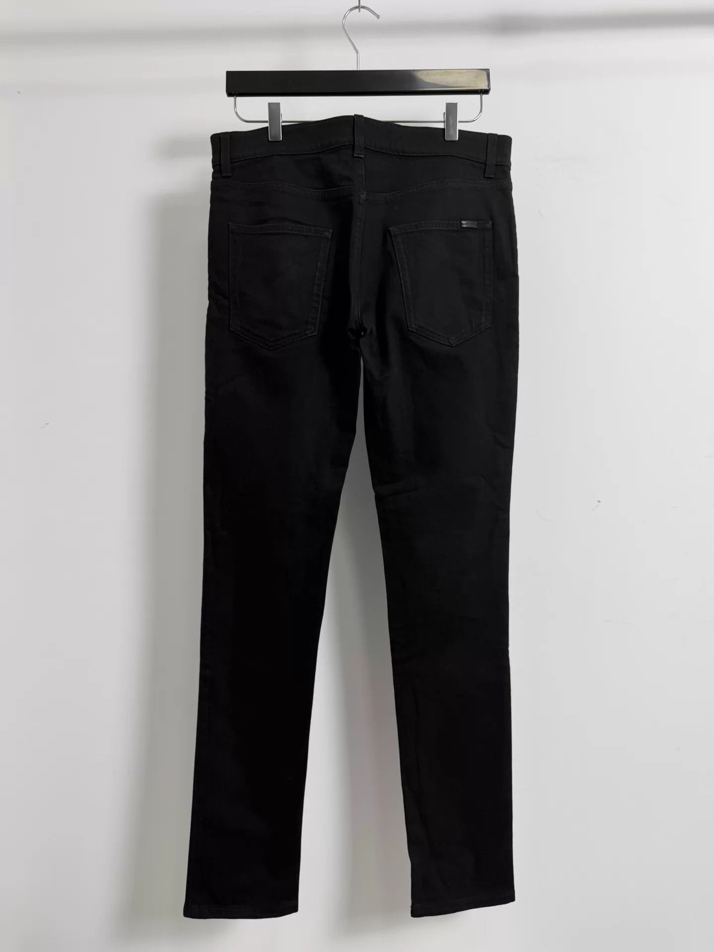 Saint Laurent Paris SLP 22fw D02 black basic jeans 32 mint Size US 32 / EU 48 - 2 Thumbnail