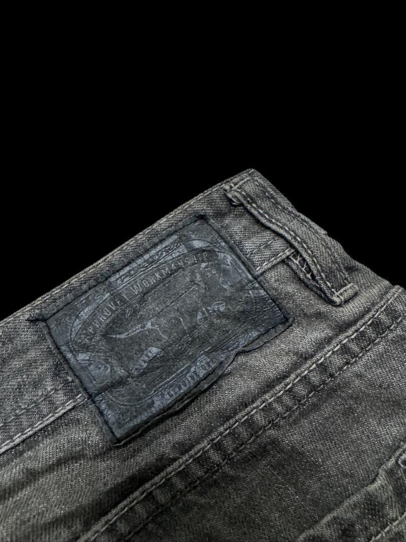 Japanese Brand FLARED Vintage Insane Distressed Buffalo Rusty Mudwash Jean Size US 30 / EU 46 - 17 Thumbnail
