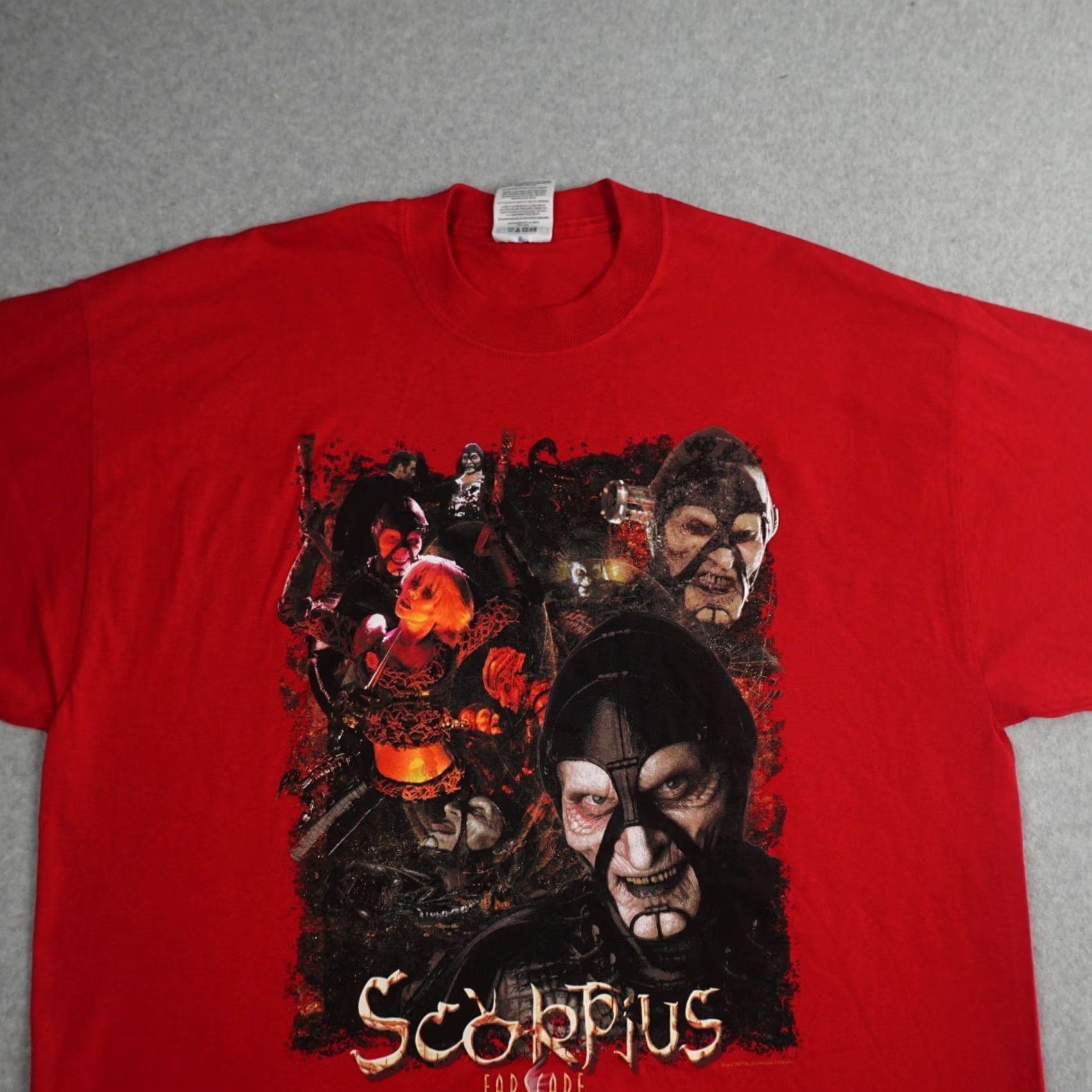 Vintage VINTAGE 90s Farscape SCORPIUS TV Series Shirt Red Mens XL Size US XL / EU 56 / 4 - 6 Thumbnail