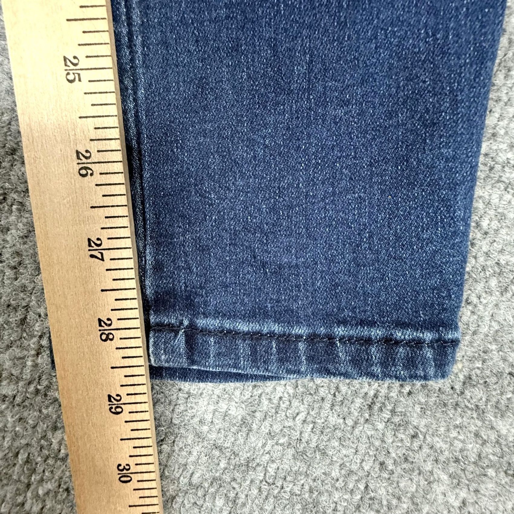 Vintage VINTAGE? No. Flamingo Jeans Blue High Rise Skinny Stretch Denim 30" Waist Regular Large Women Size 36" / US 14 / IT 50 - 7 Thumbnail