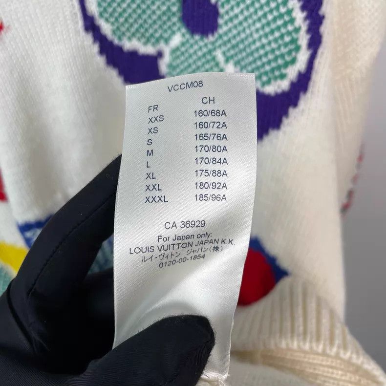 Louis Vuitton Louis Vuitton Large tricolor flower round neck long-sleeve Size US S / EU 44-46 / 1 - 8 Thumbnail