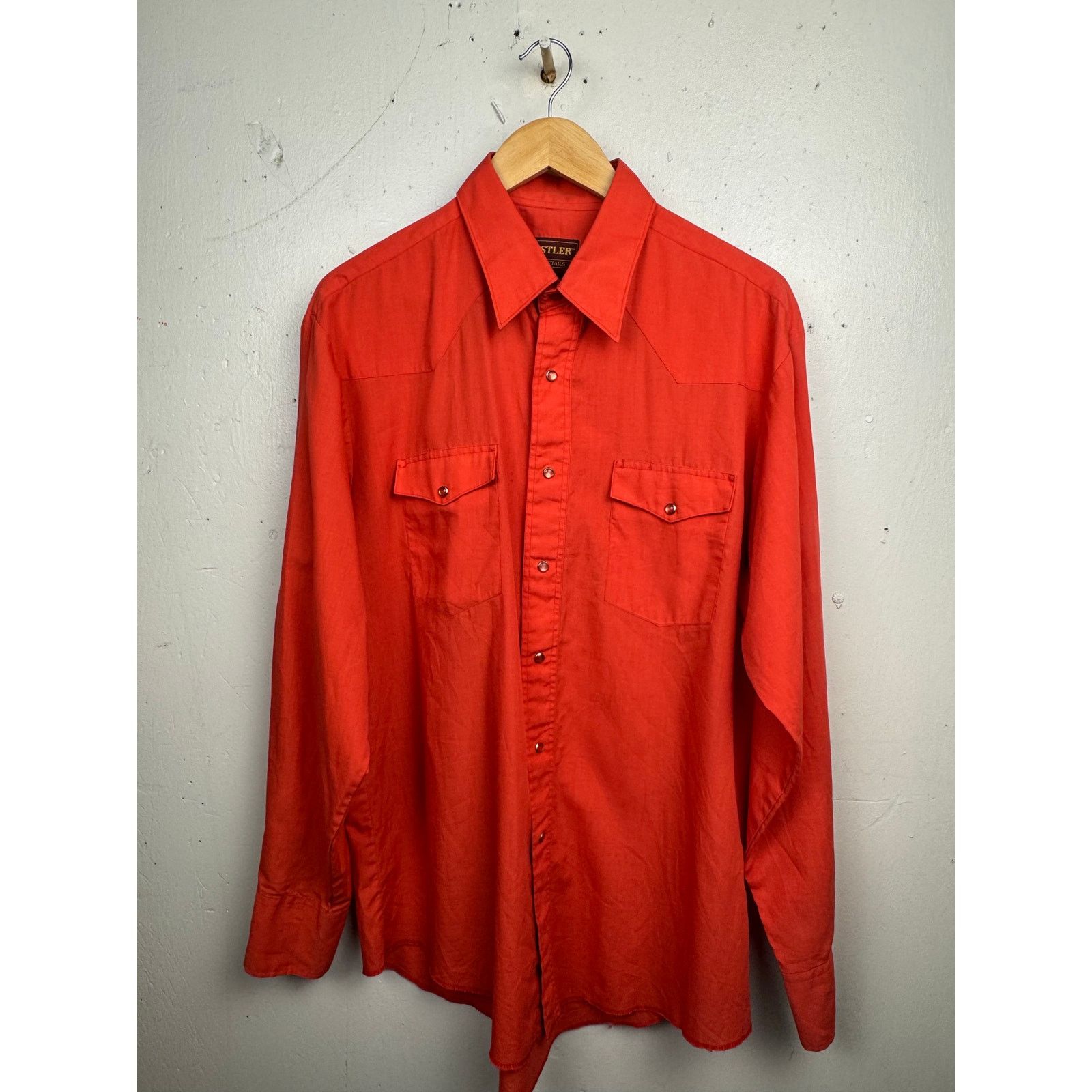 Rustler Vintage 1980s Rustler western snap shirt Large Size US XL / EU 56 / 4 - 1 Thumbnail
