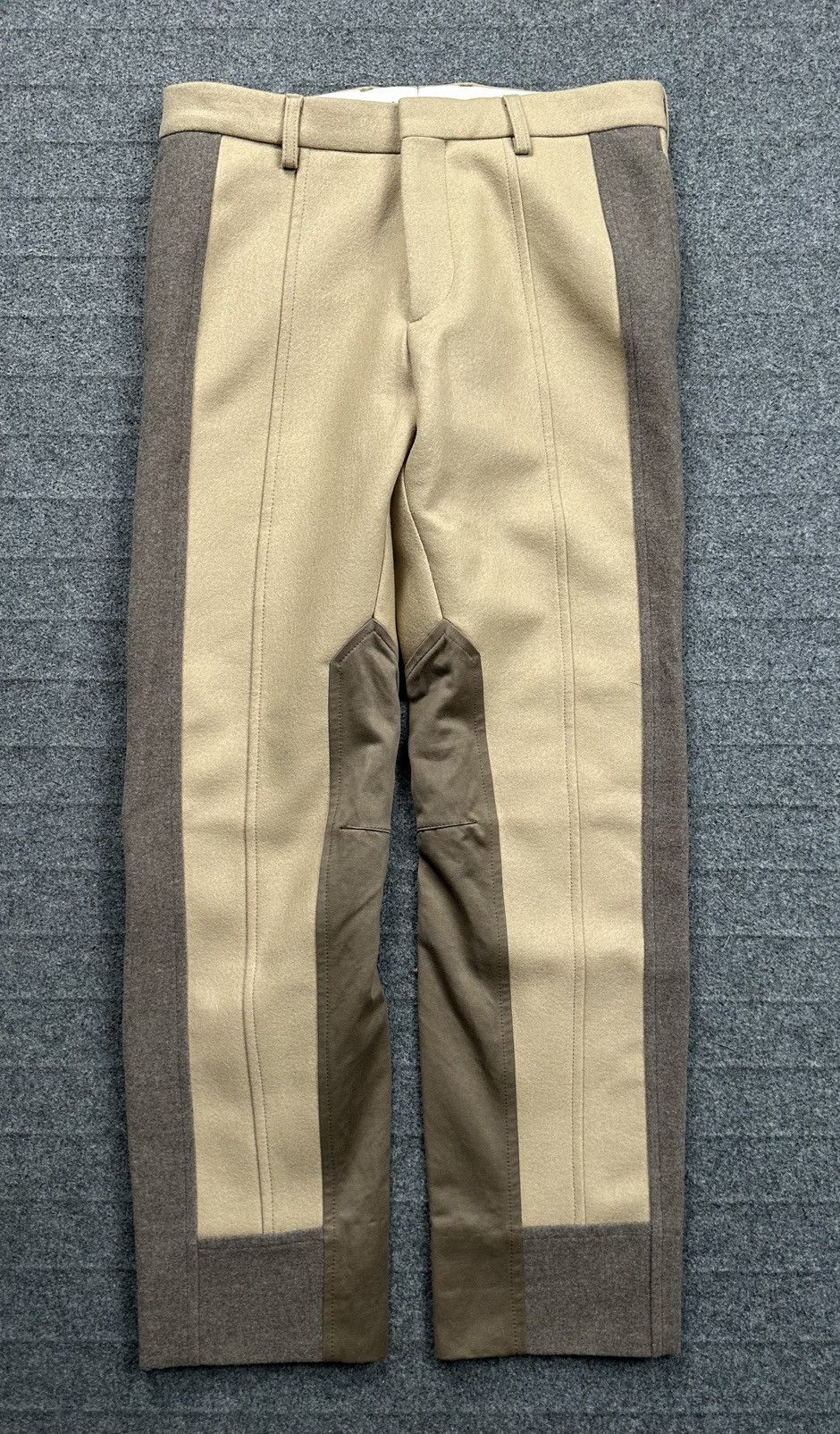 Dries Van Noten Dries Van Noten - S/S17 Wool Reinforced Patches Two-tone Size US 30 / EU 46 - 1 Thumbnail