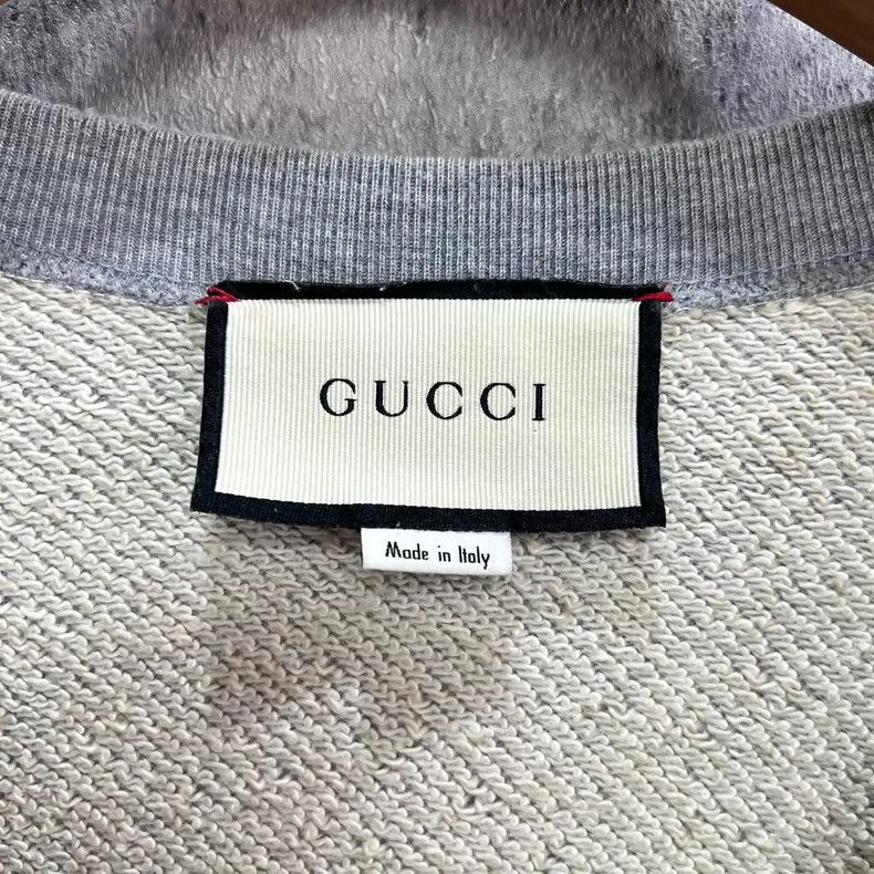 Gucci Gucci Gray Square Graphic Sweatshirt Size US S / EU 44-46 / 1 - 3 Thumbnail