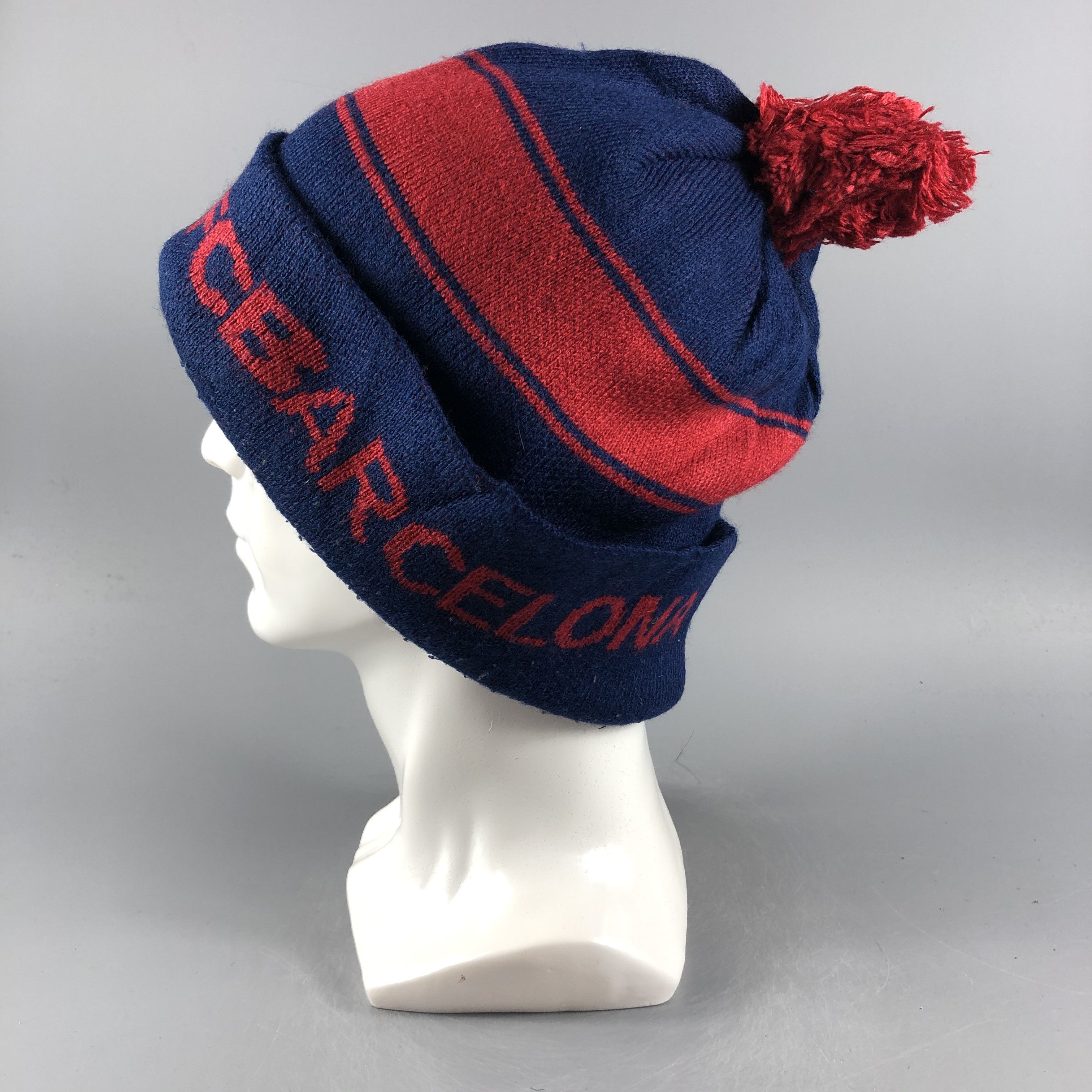 Other FC Barcelona Bobble Beanie Snow Hat Snow Cap -D219 Size ONE SIZE - 2 Thumbnail