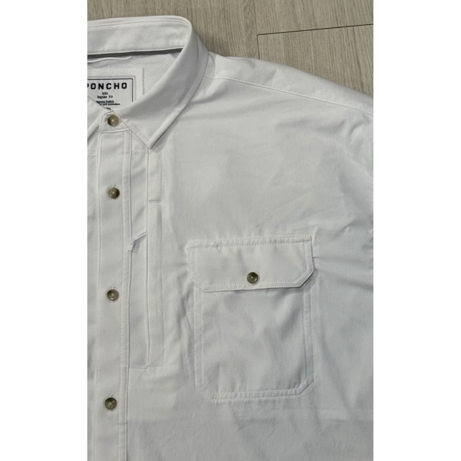 Vintage Poncho The Original Button Up Shirt XXL Vented Long Sleeve Workwear Outdoors Iceman Size US XXL / EU 58 / 5 - 4 Thumbnail