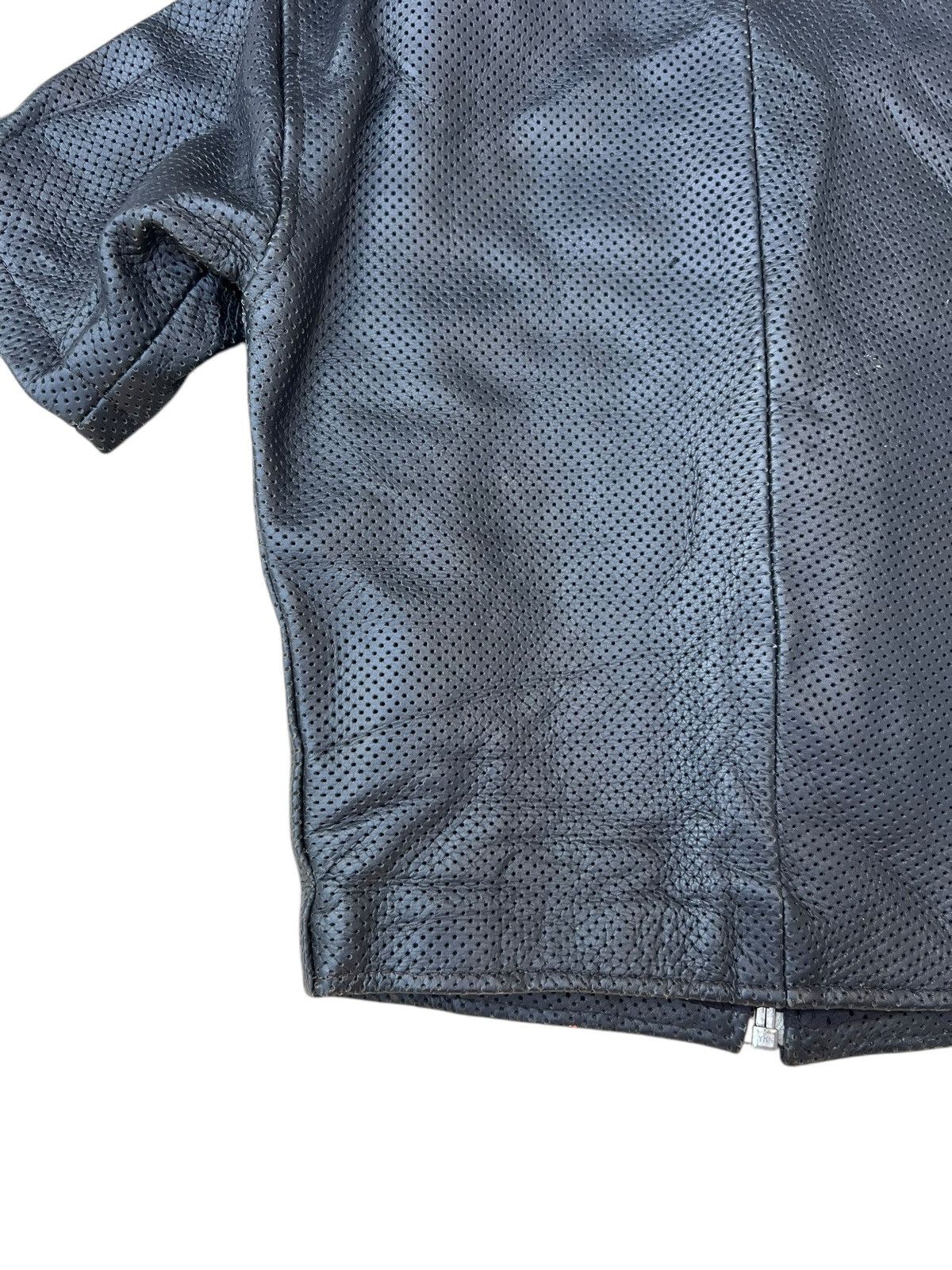 Leather Vintage Bikers Corin Motors Japan Patina Mesh Leather Shirt Size US S / EU 44-46 / 1 - 18 Thumbnail