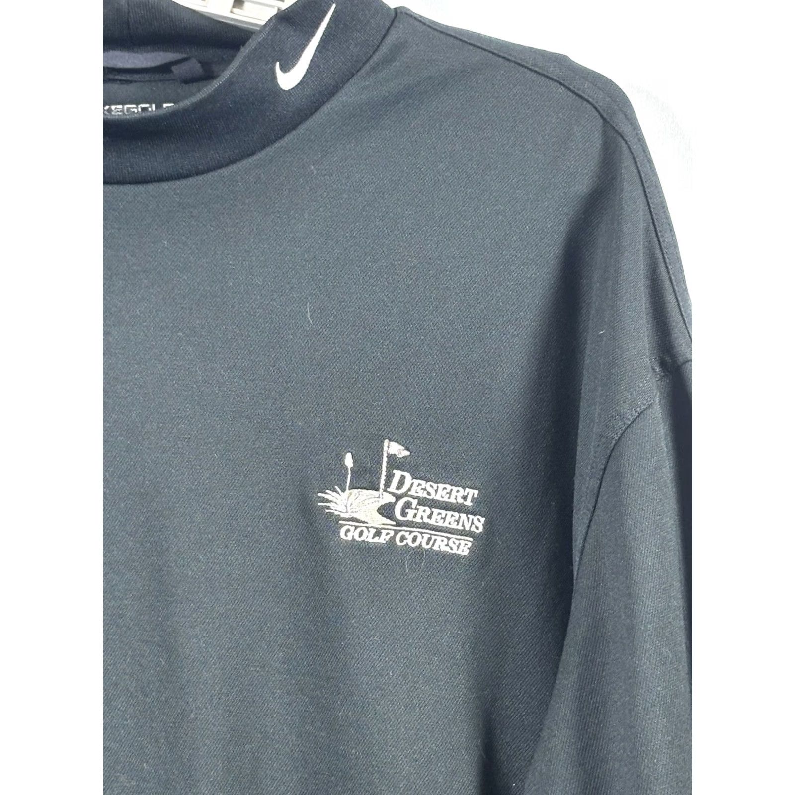 Nike Nike Golf Mock Neck Shirt - GE Energy Industrial Solutions Logo - XL - Black - Athletic Mens Shirt Size US XL / EU 56 / 4 - 2 Thumbnail