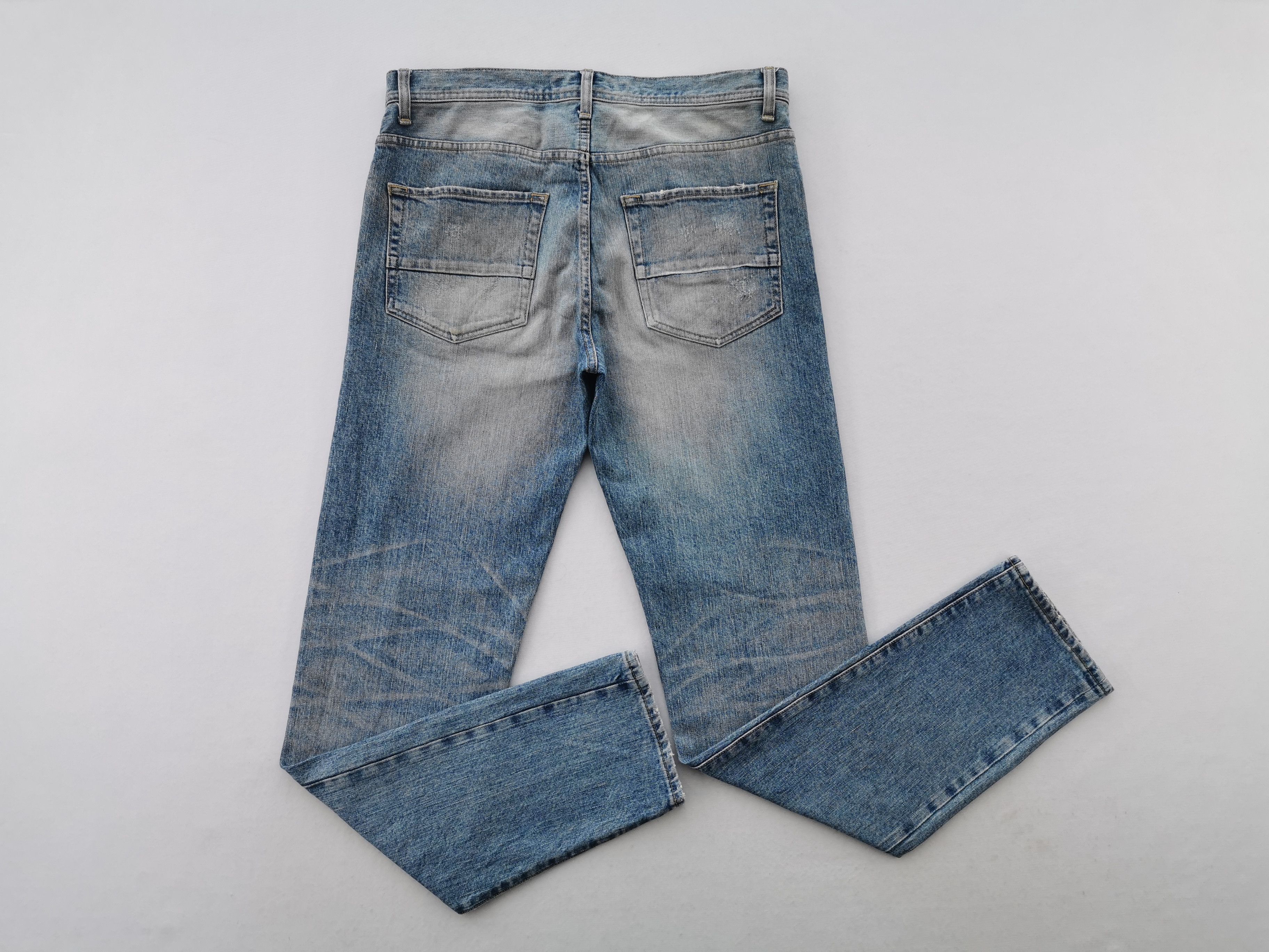 Katharine Hamnett London Distressed Vintage 90's Katharine Hamnett Selvedge Denim Size US 34 / EU 50 - 5 Thumbnail