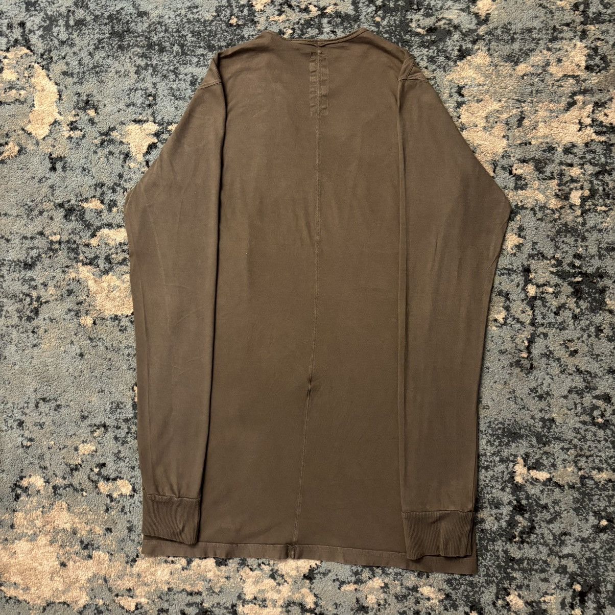Rick Owens Drkshdw Rick Owens Jumpo Stitch Brown Long Sleeve Size Medium Size US M / EU 48-50 / 2 - 2 Thumbnail