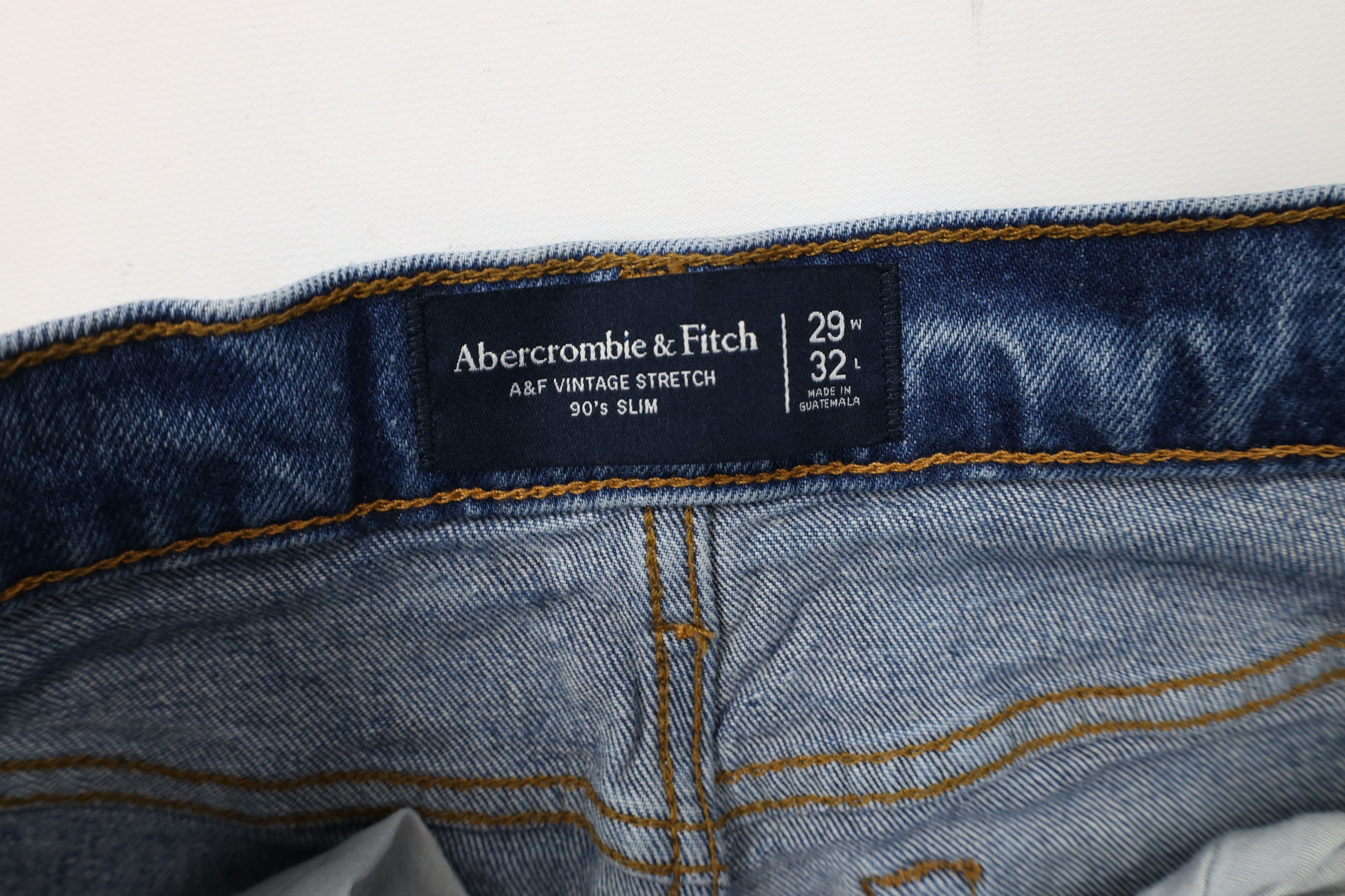Abercrombie & Fitch × Vintage Vintage Abercrombie & Fitch 90s Slim Button Fly Jeans Size US 29 - 7 Thumbnail