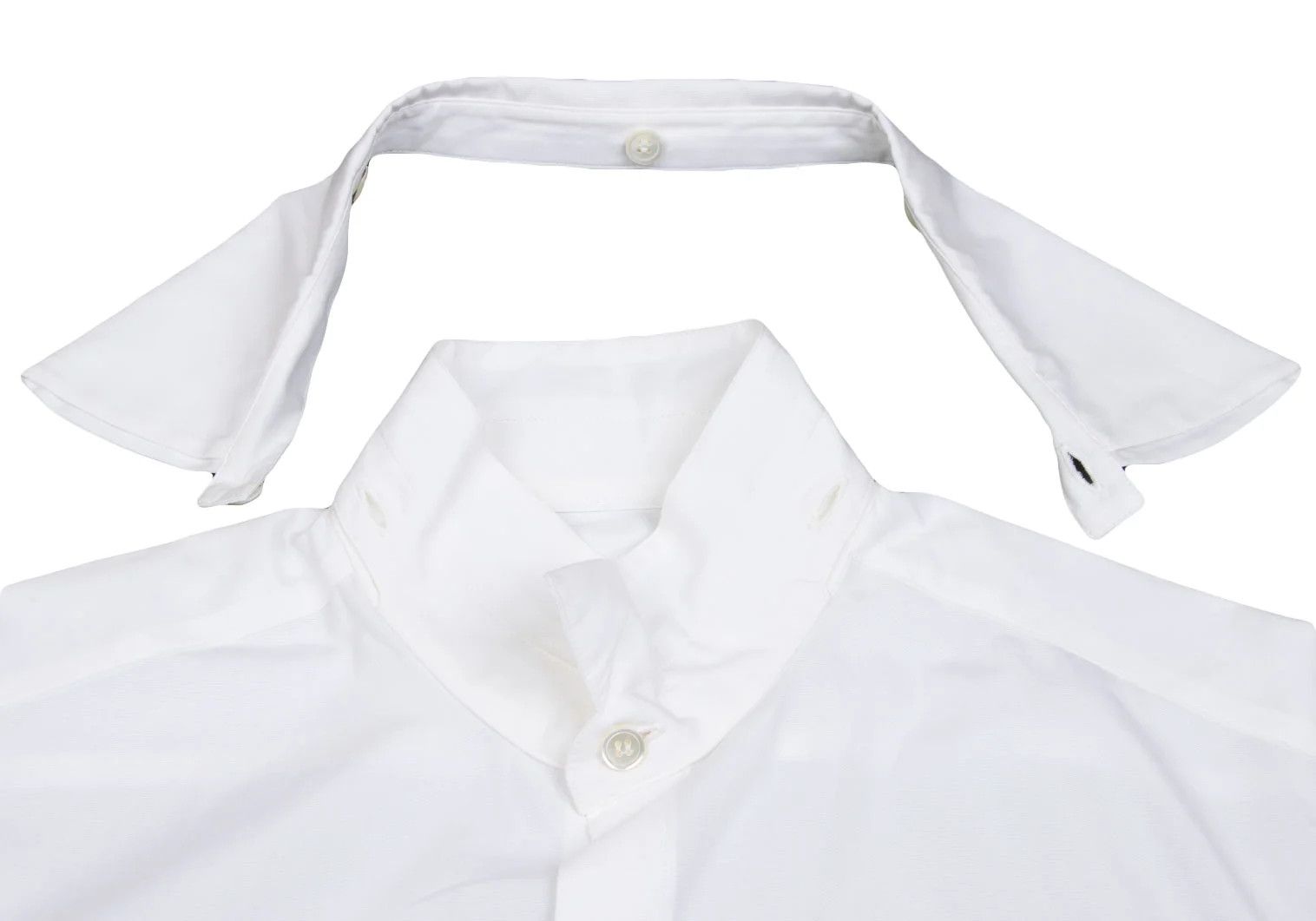 Yohji Yamamoto Yohji Yamamoto Cotton Detachable Collar Shirt Size US S / EU 44-46 / 1 - 4 Thumbnail