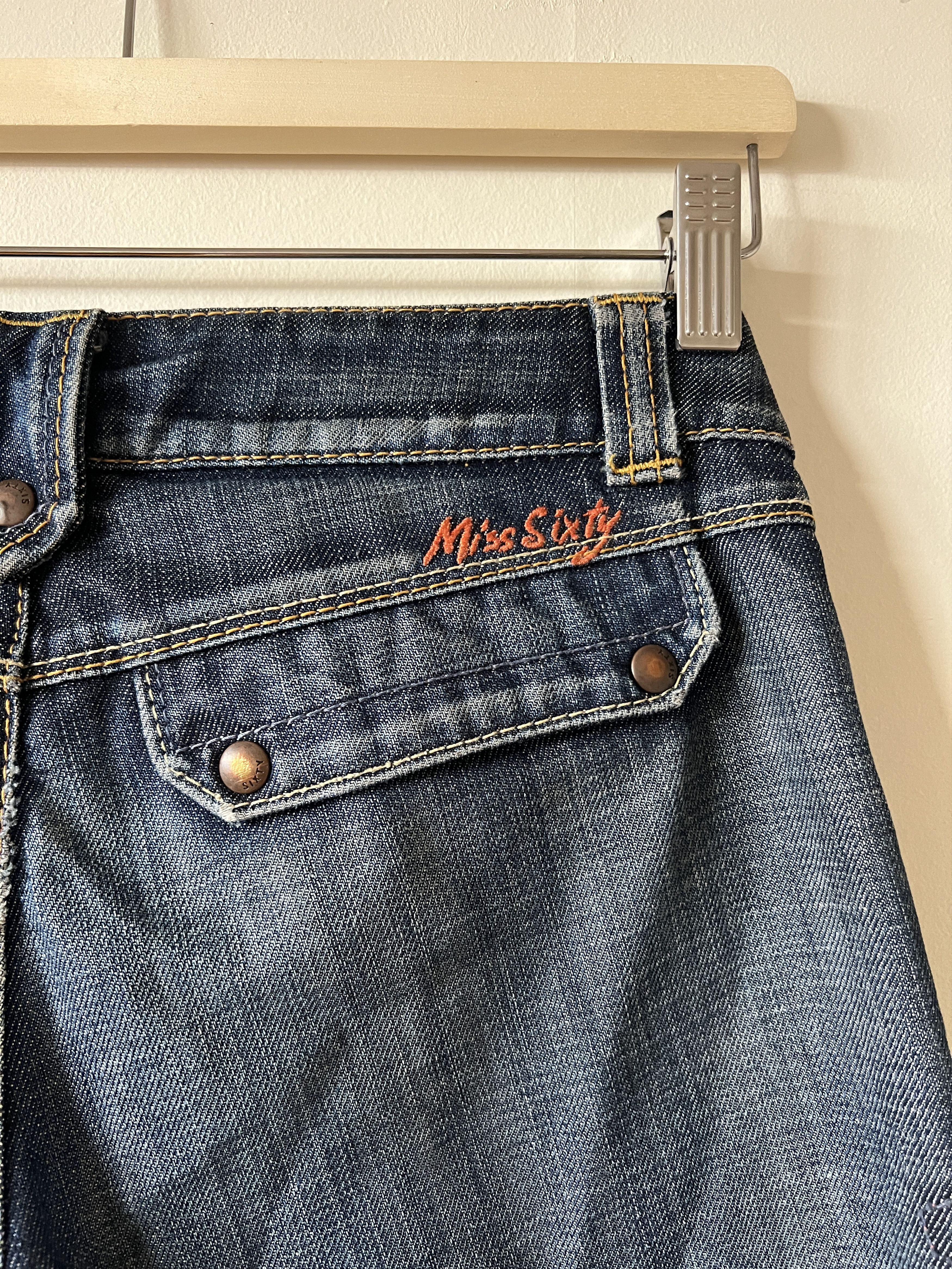 Miss Sixty Y2K Miss Sixty Women’s Low Rise Jeans Made In Italy Size 28 Size 28" / US 6 / IT 42 - 6 Thumbnail