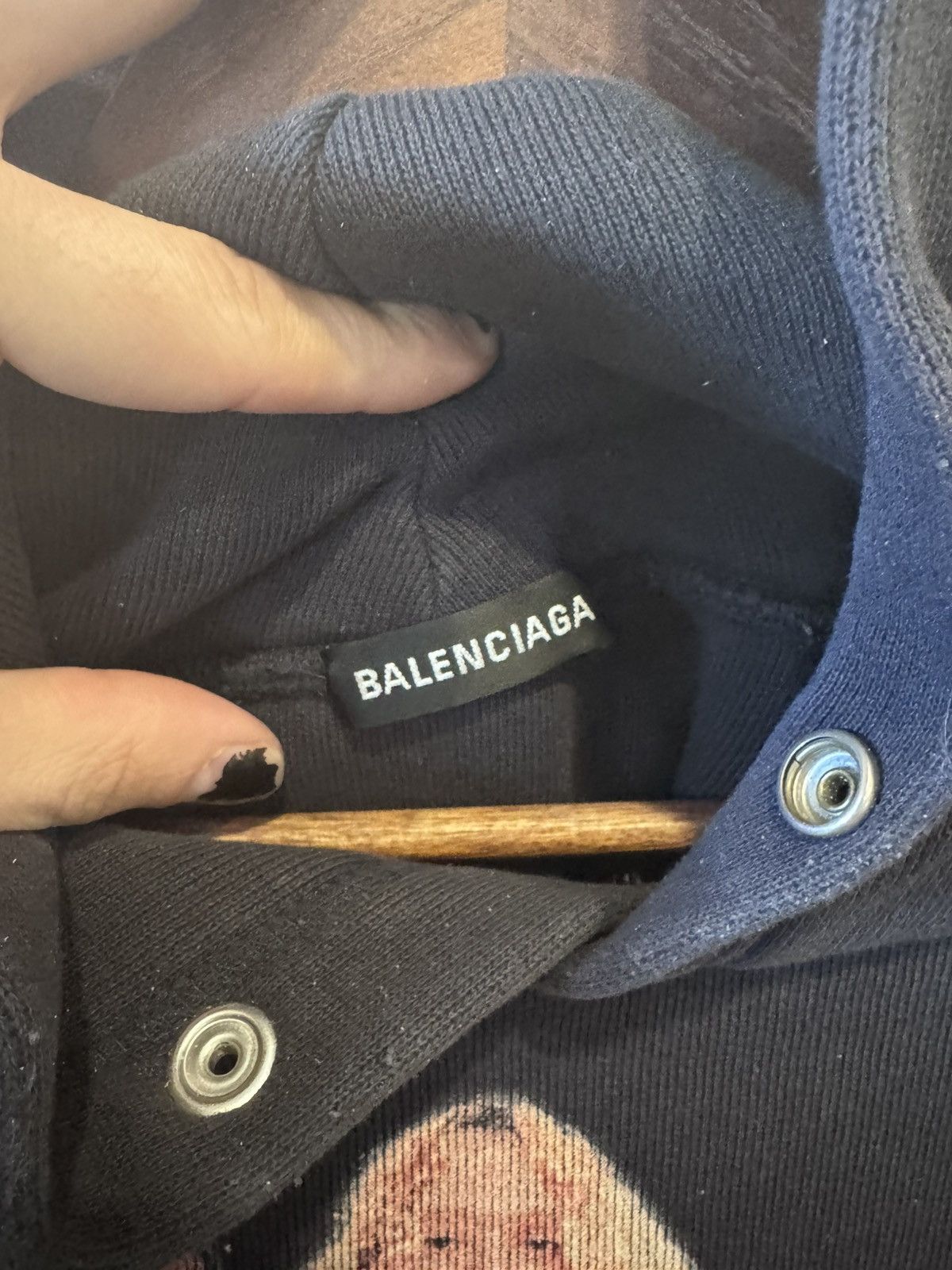 Balenciaga FW18 ‘Speedhunters’ Double Layer Hoodie Size US M / EU 48-50 / 2 - 4 Thumbnail