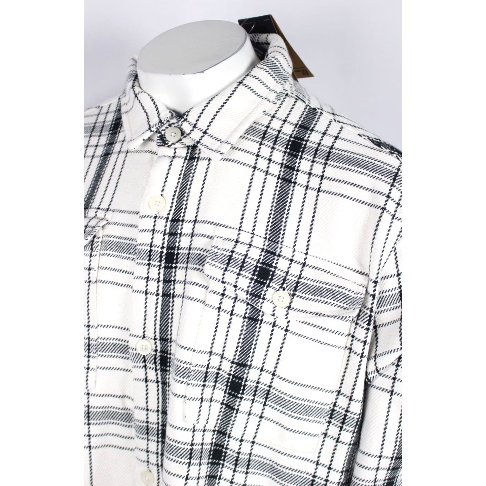 The North Face VINTAGE The North Face Men's Valley Twill Utility Shaket Button Shirt Lined XXL White Size US XXL / EU 58 / 5 - 4 Thumbnail