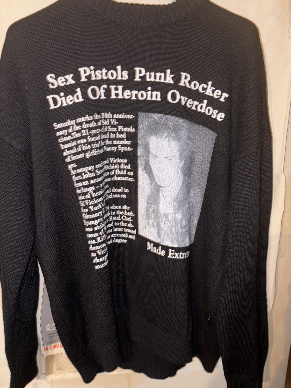 Other Darby Crash Crewneck Sweater Size US XL / EU 56 / 4 - 2 Thumbnail