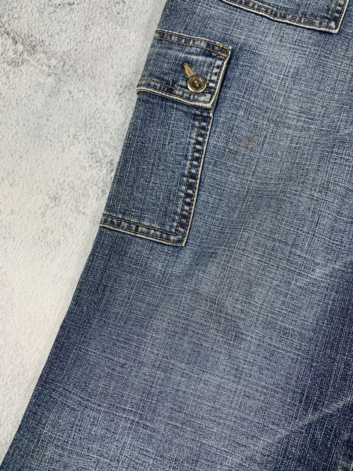 Vintage Vintage Y2K wide cargo denim pants workwear style size 34 Size 34" / US 12 / IT 48 - 6 Thumbnail