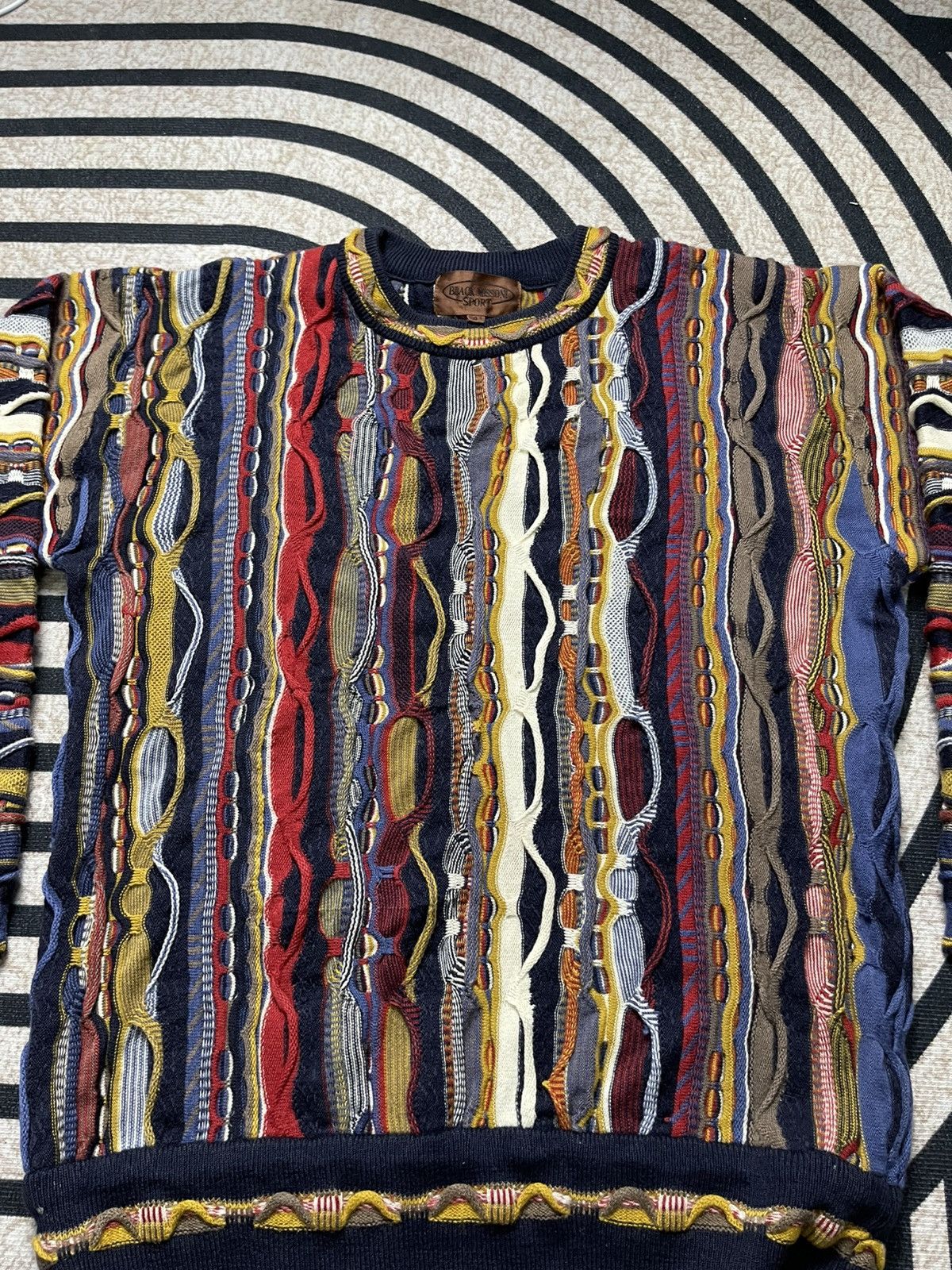 Missoni 80s BLACK MISSONI SPORT COOGI STYLE 3 D KNITWEAR RARE Size US M / EU 48-50 / 2 - 7 Thumbnail