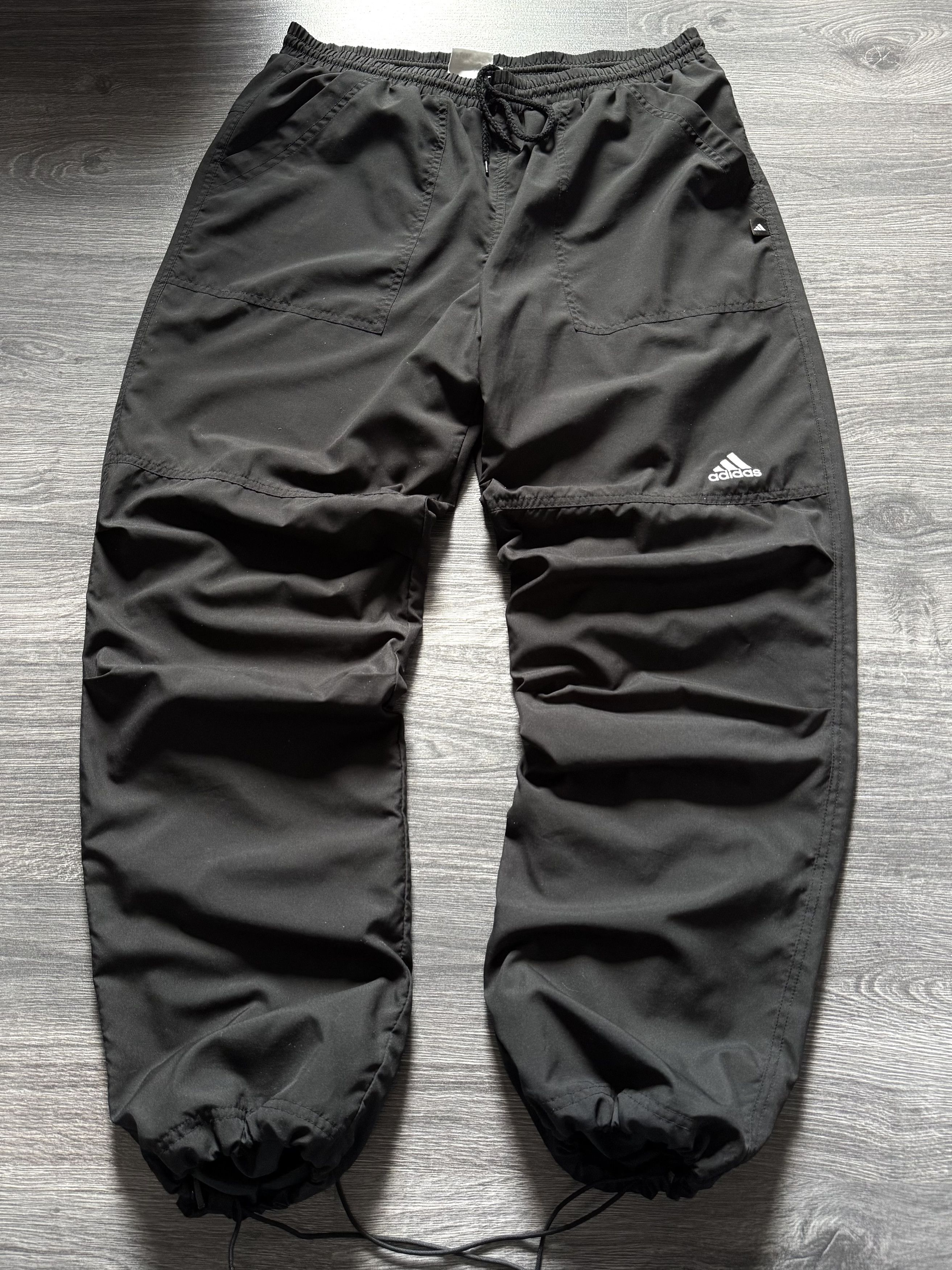 Adidas Vintage 00s Adidas Baggy Track Suit Windbreaker + Pants Size US XXL / EU 58 / 5 - 9 Thumbnail