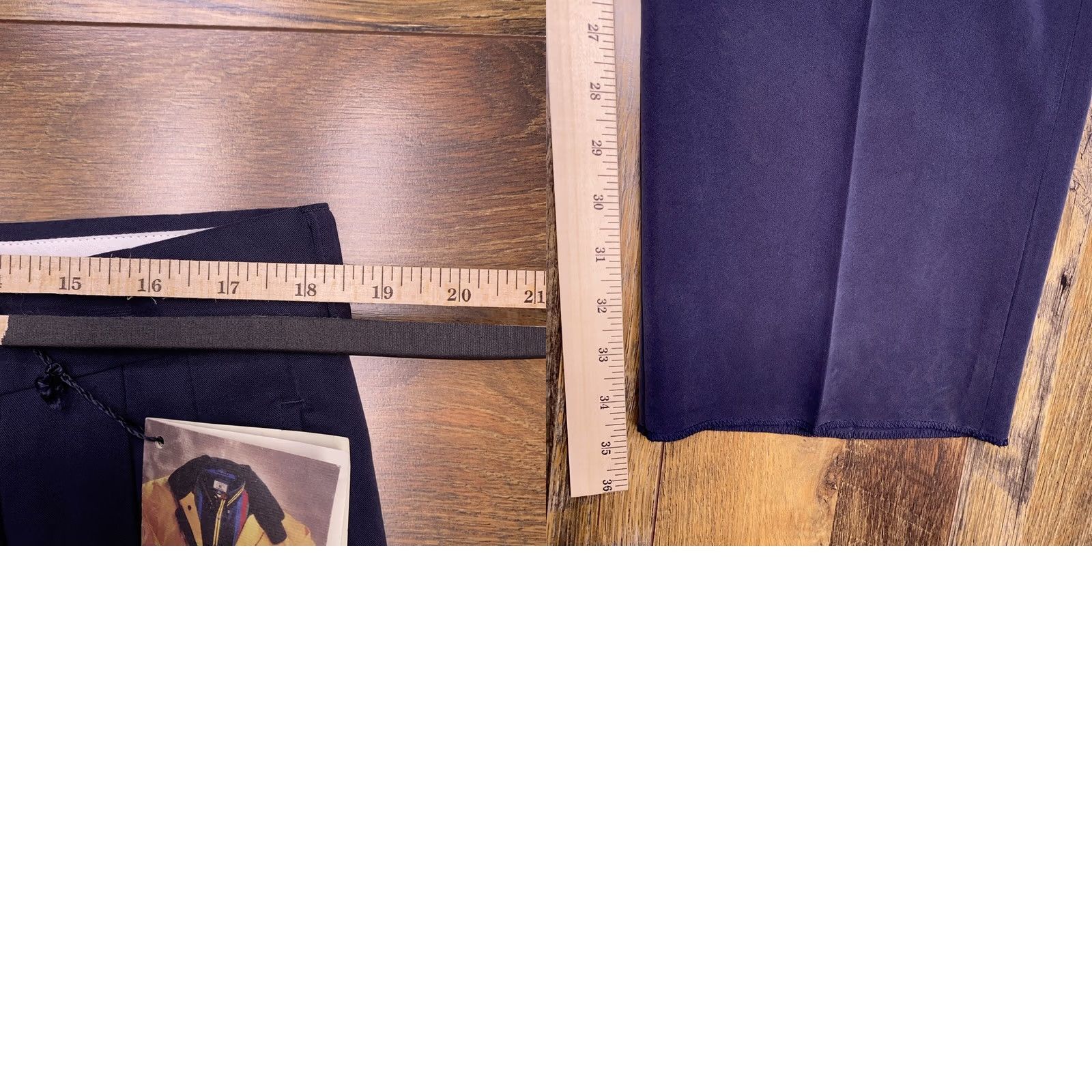 Vintage VINTAGE NAVY Cutter & Buck Pants 38 Mens Blue Pleated Dress Pants Classic Straight Inseam 35 Unhemmed New Size US 38 / EU 54 - 9 Thumbnail
