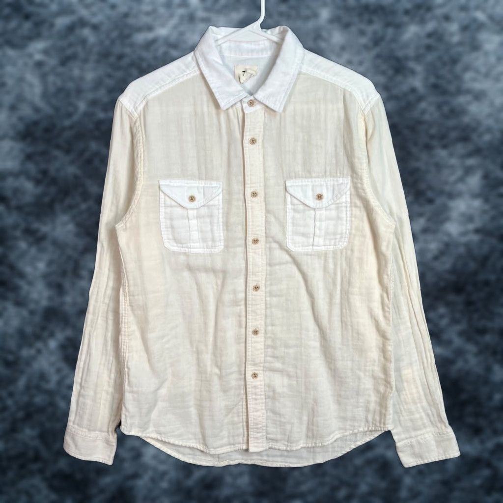 Vintage MAX N CHESTER Shirt Mens Medium White Cotton Long Sleeve Casual Shirt Size M / US 6-8 / IT 42-44 - 1 Thumbnail