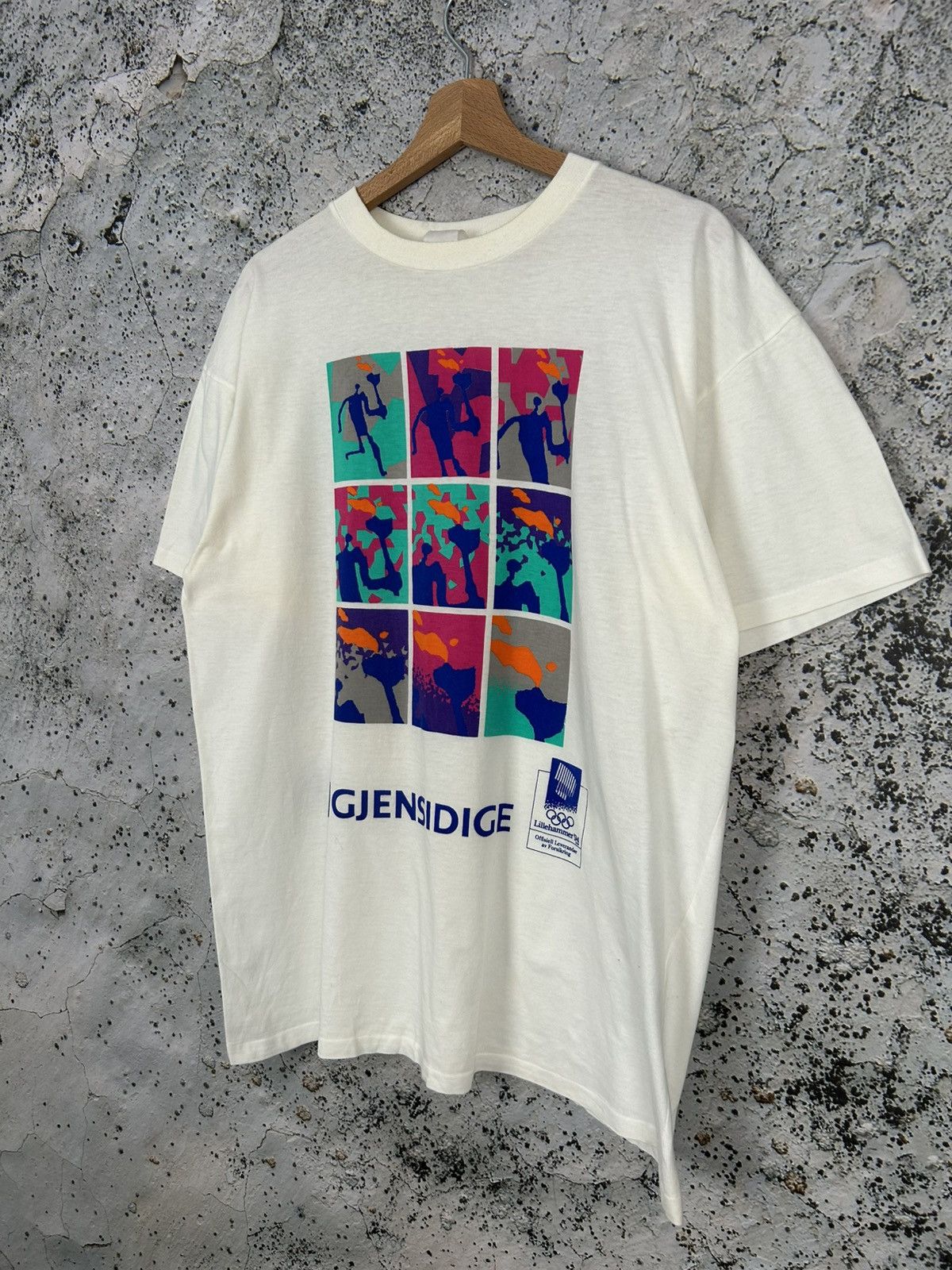 Vintage Vintage Lillehammer 1994 Winter Olympic Games Graphic Rare Size US XL / EU 56 / 4 - 2 Thumbnail