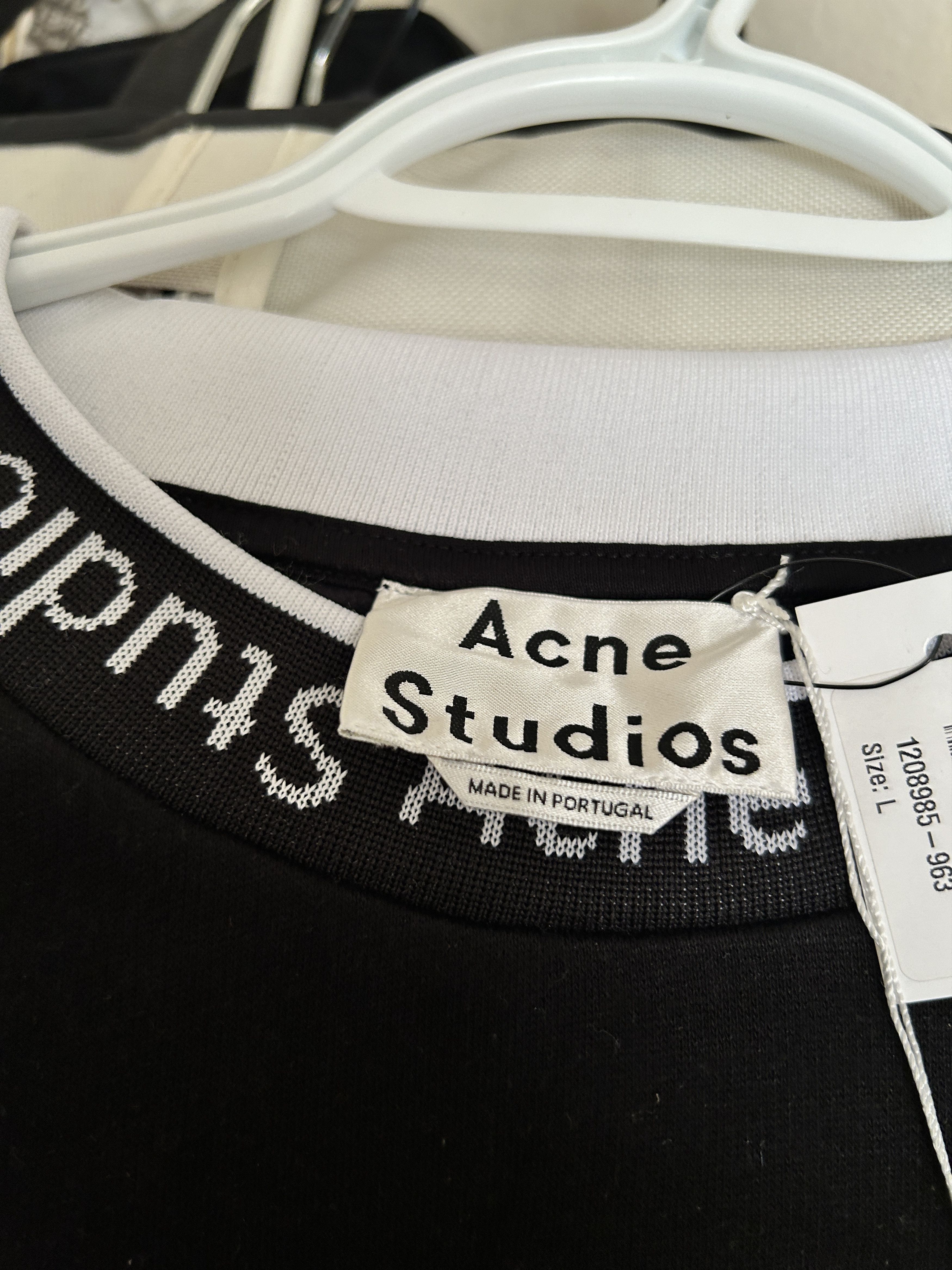 Acne Studios Acne Studios FULTON logo sweatshirt black Size US L / EU 52-54 / 3 - 2 Thumbnail