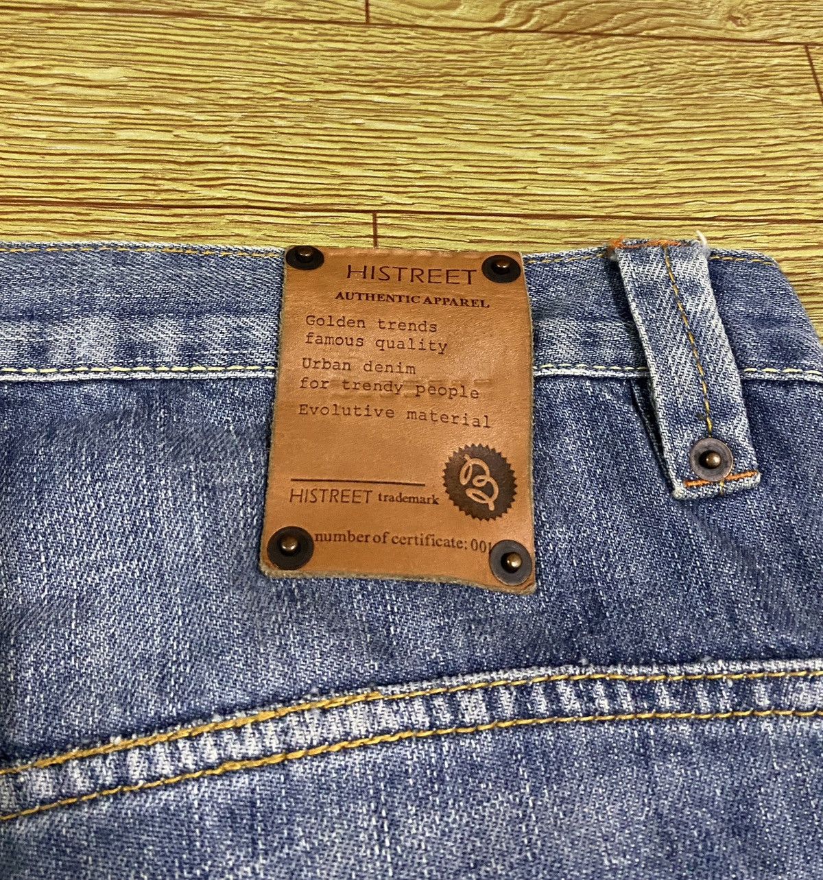 Japanese Brand Rare Design Vintage Japanese Brand HiStreet Jeans 1990s Size US 36 / EU 52 - 11 Thumbnail