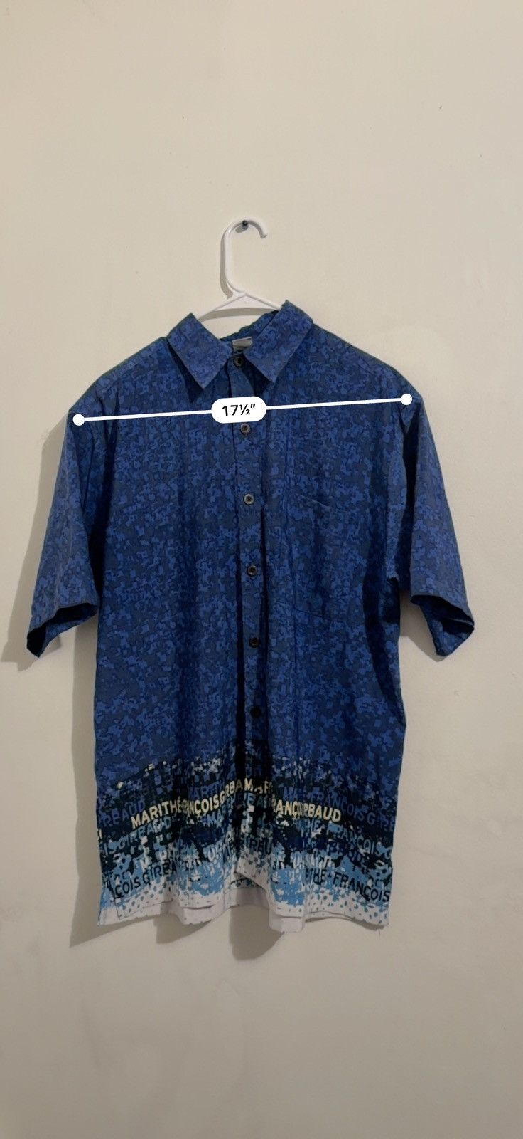 Marithe + Francois Girbaud Girbaud Marithe Francois Short Sleeve Button-Up Shirt Size US M / EU 48-50 / 2 - 6 Thumbnail