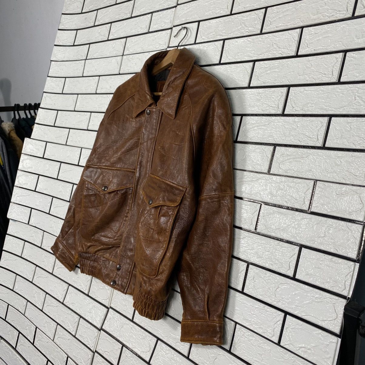 Issey Miyake Vintage Leather Jacket Strath Conar Blanket Fly Size US M / EU 48-50 / 2 - 3 Thumbnail