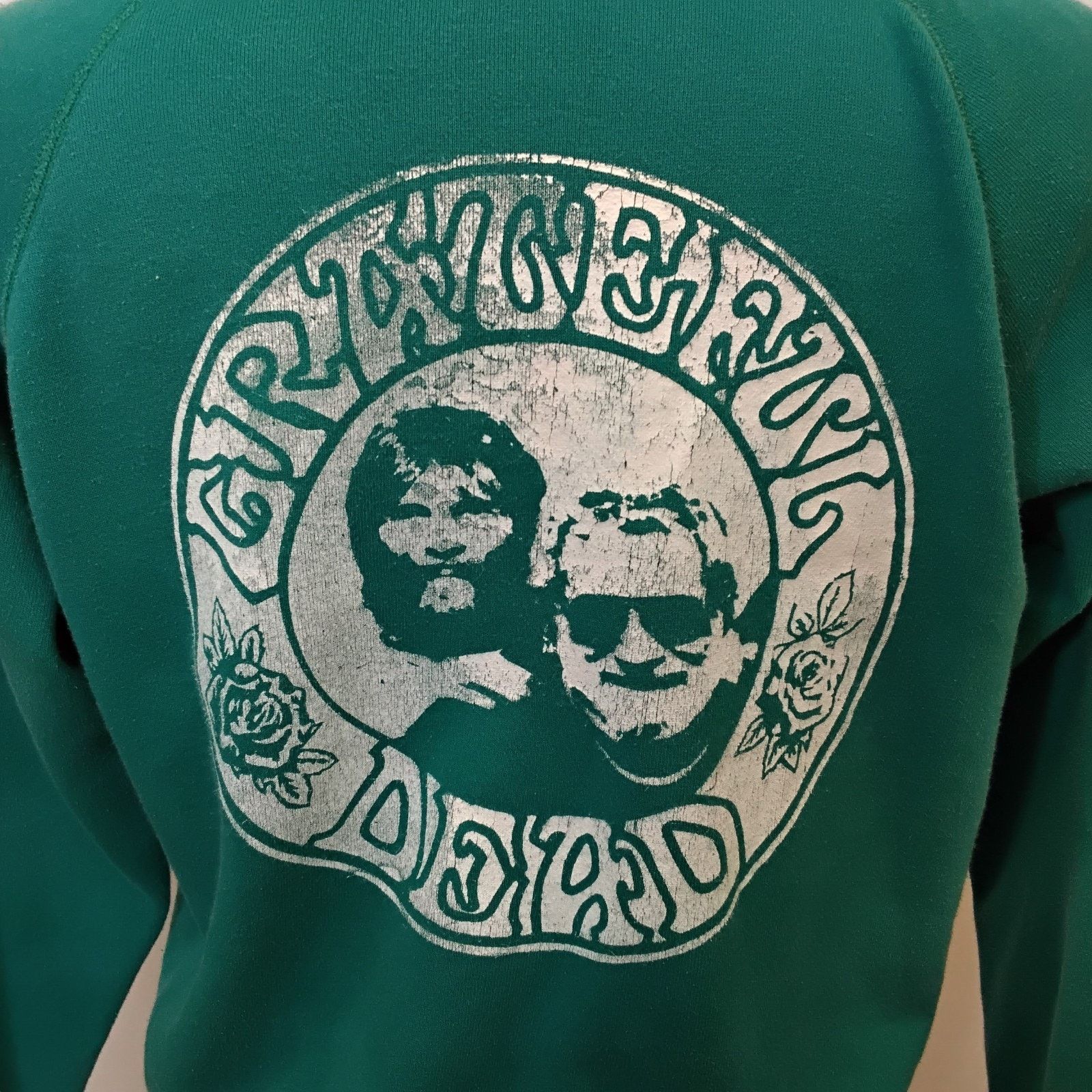 Hanes Grateful Dead Sweatshirt Men's L Green 90s USA Reverse Weave Size US L / EU 52-54 / 3 - 5 Thumbnail