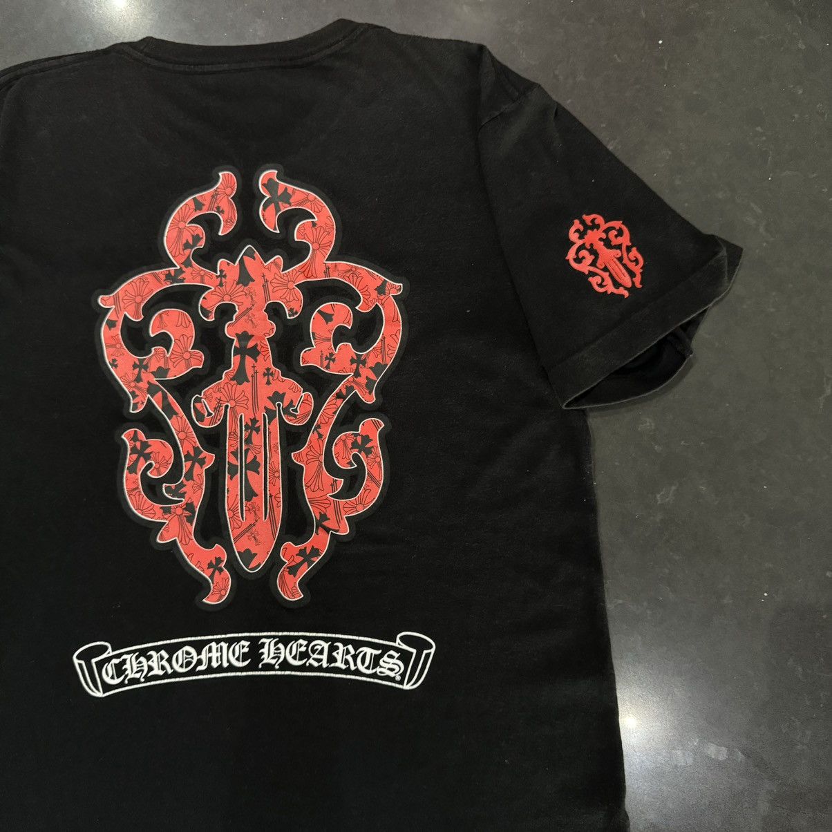 Chrome Hearts Chrome Hearts Red Dagger T-Shirt Size US M / EU 48-50 / 2 - 6 Thumbnail