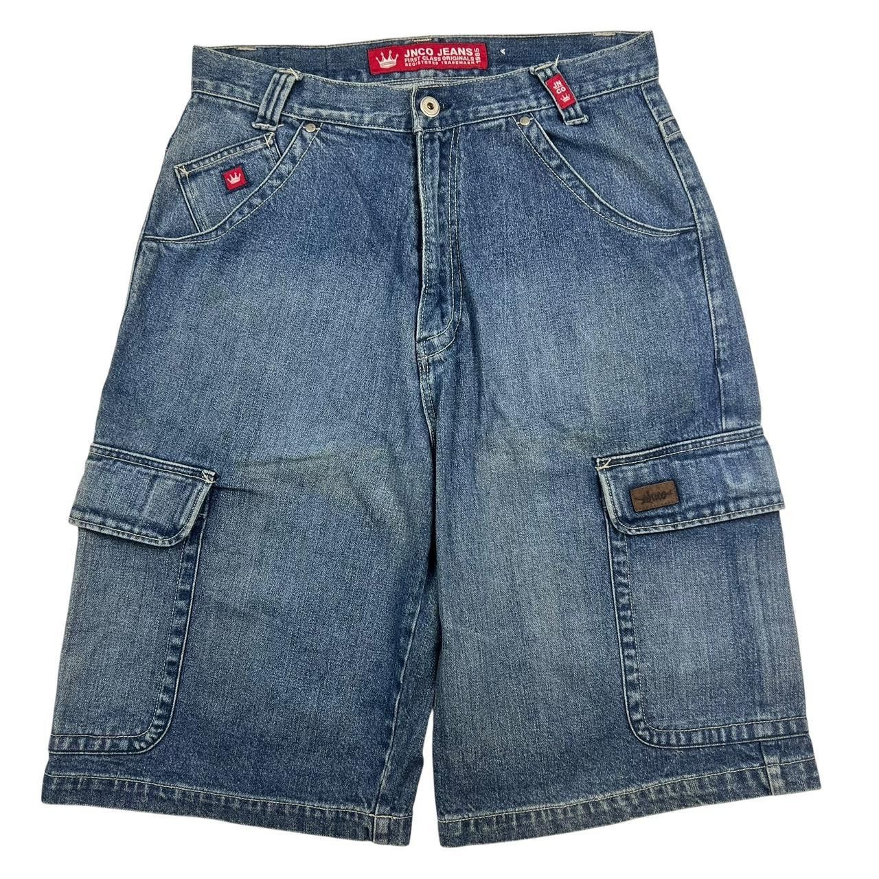 JNCO Vintage Jnco Dragon Baggy Denim Cargo Shorts Jorts Waist 32 Size US 32 / EU 48 - 2 Thumbnail