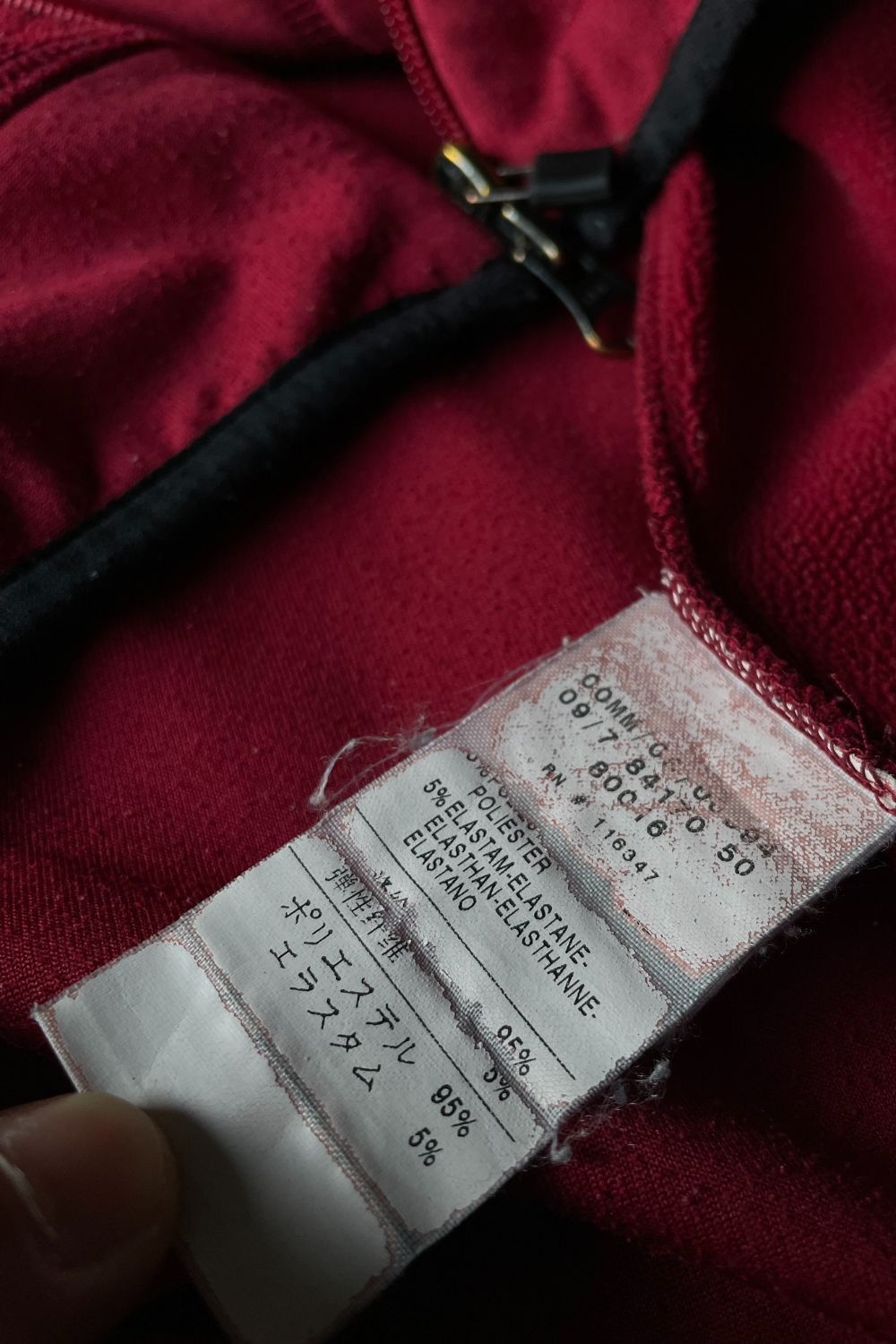 Moncler × Vintage Moncler Vintage Fleece Jacket Zip Red Size XL Size US XL / EU 56 / 4 - 13 Thumbnail