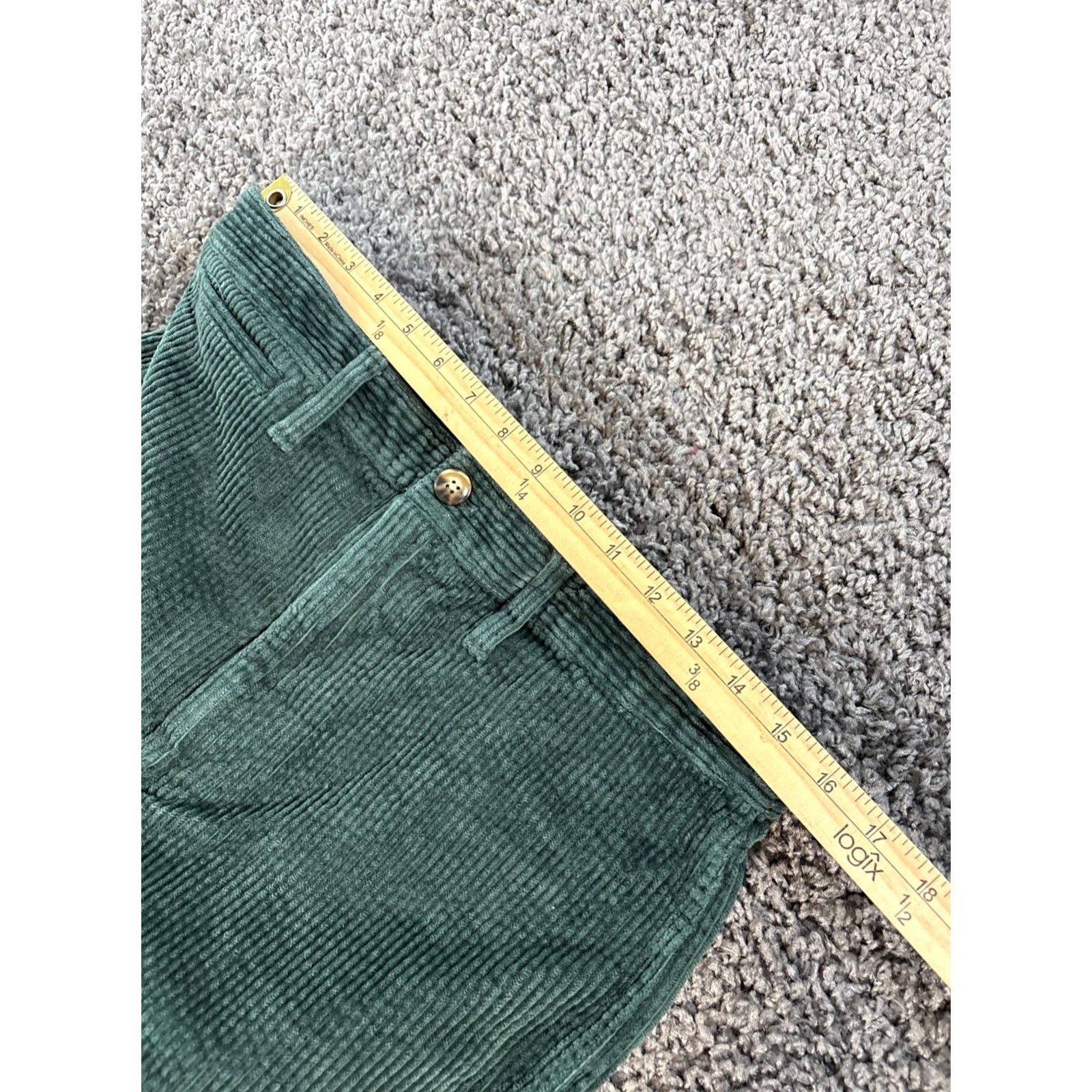 Madewell Madewell Pants Womens 30 Corduroy Slim Emmett Wide Leg Crop Forest Green Stretch Casual Jeans Pants Boys Girls Mens Womens Size 30" / US 8 / IT 44 - 4 Thumbnail