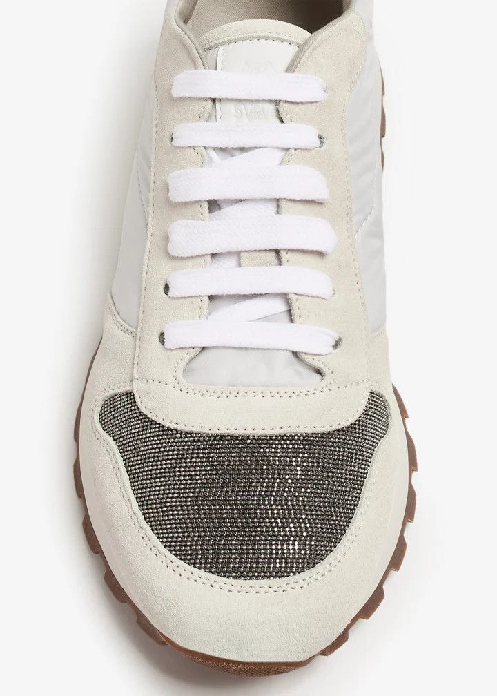 Brunello Cucinelli o1w1db10825 Pair Of Sneakers in Light Pastel Grey Size US 7 / IT 37 - 3 Thumbnail