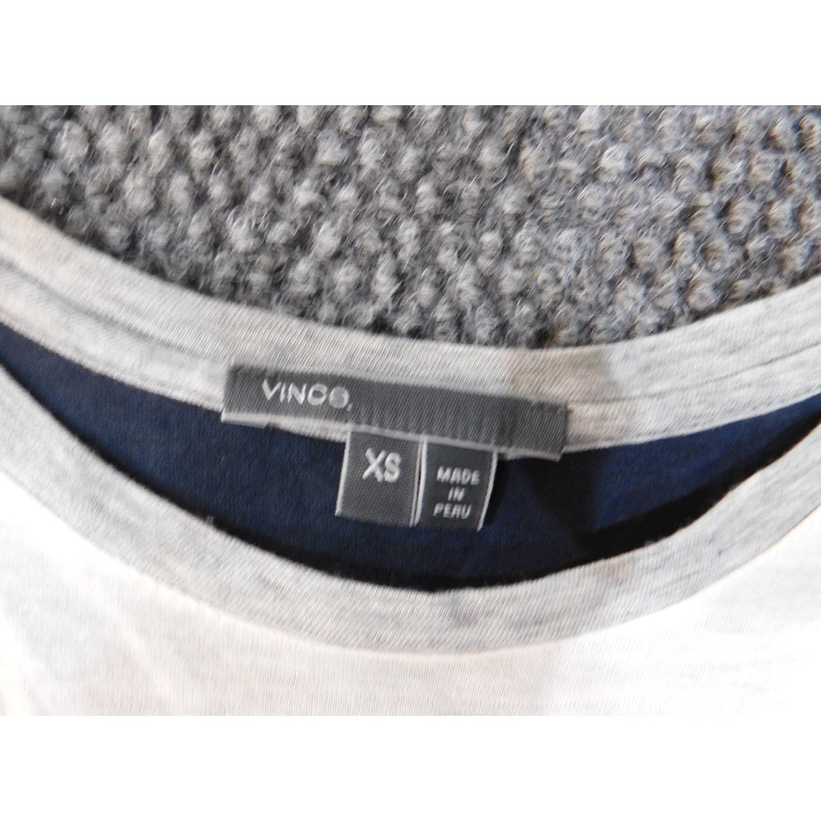 Vince Vince Top Womens XS blue stretch tee casual classic Shirt Adult XS Blue Classic Stretch Vince Womens XS Tee Size XS / US 0-2 / IT 36-38 - 4 Thumbnail