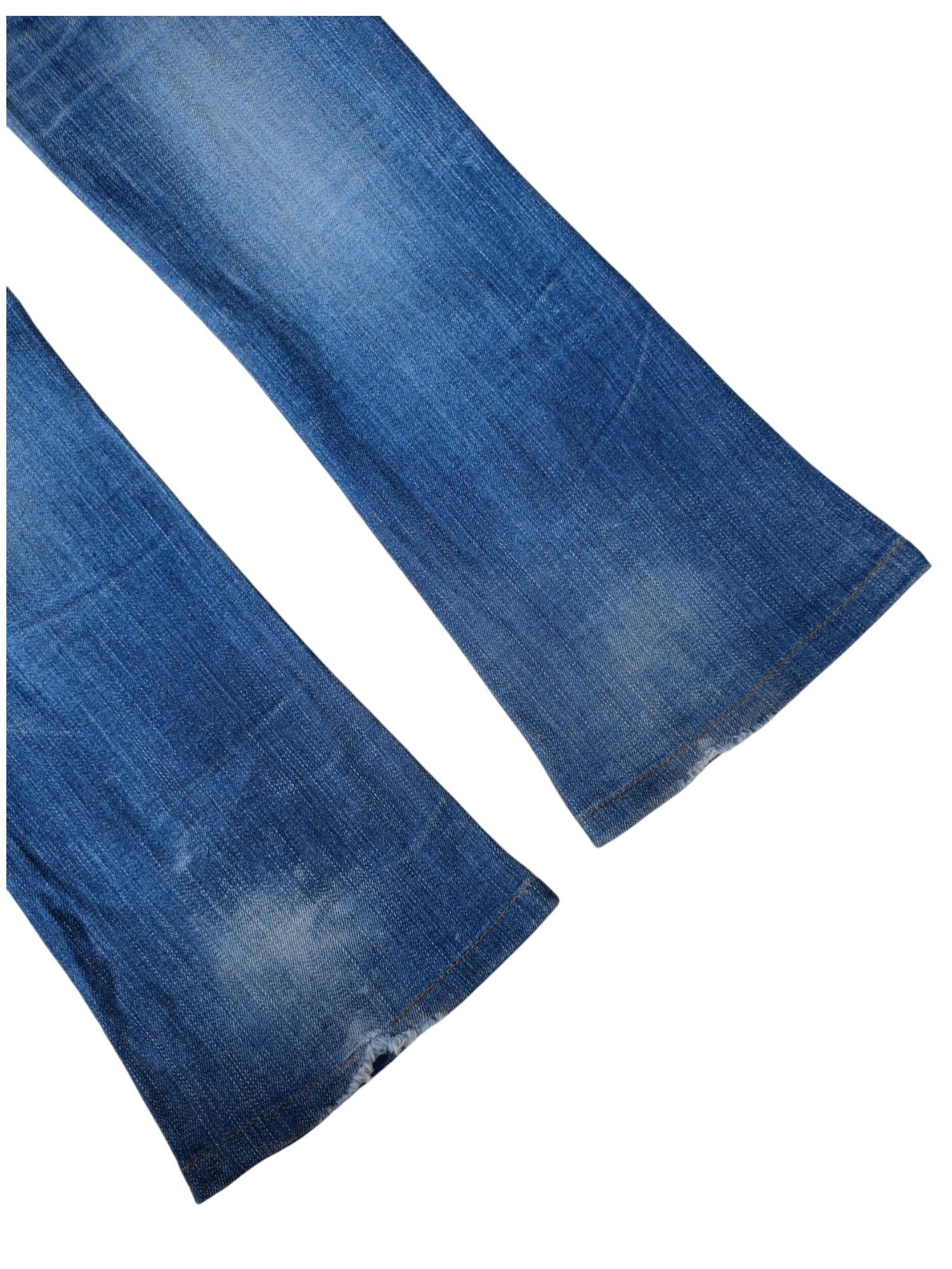 Burberry × Vintage Burberry London Blue Label Vintage Streetwear Denim Bootcut Size 25" / US 0 / IT 36 - 14 Thumbnail