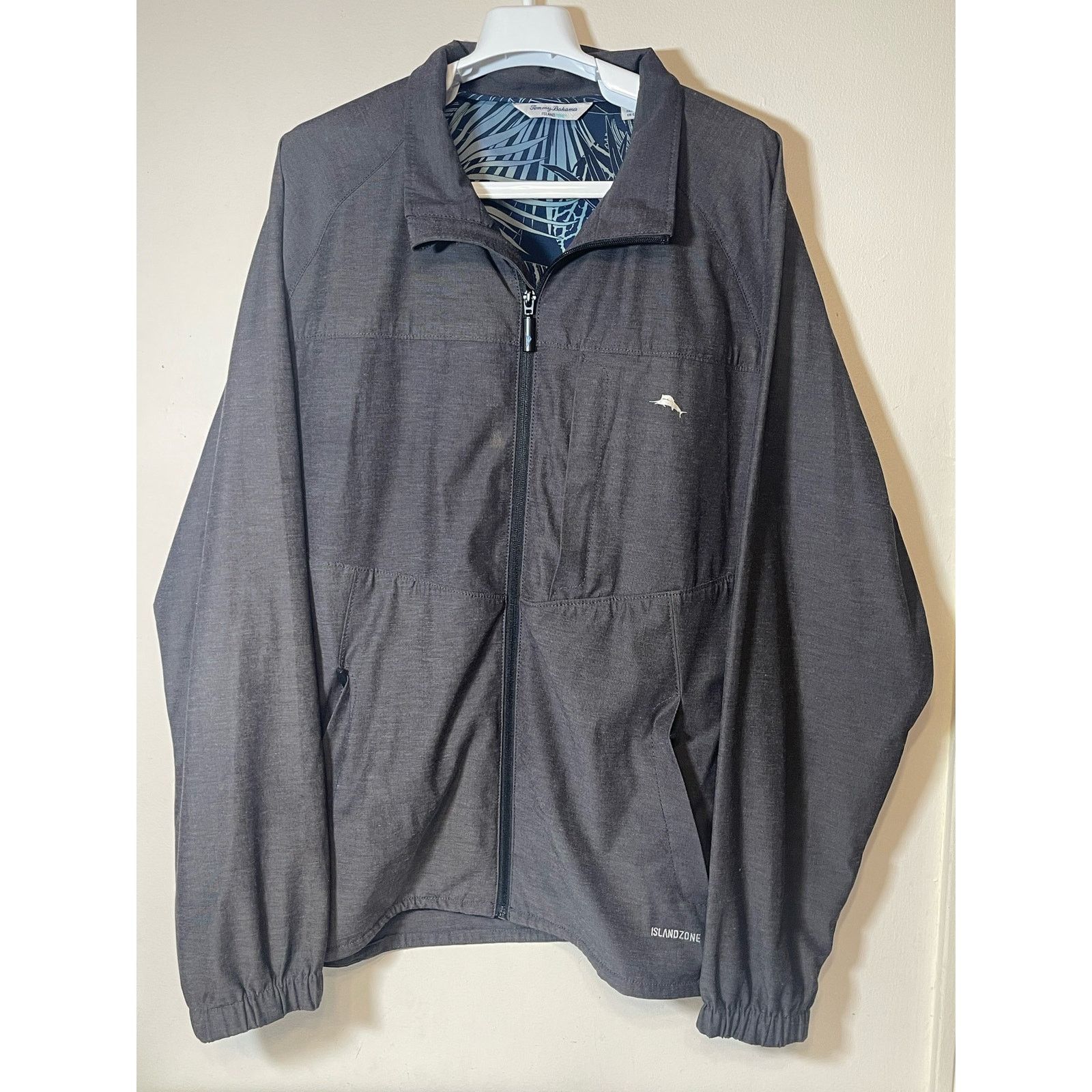 Tommy Bahama Tommy Bahama Island Zone Mens Softshell Jacket in Gray Color Size L / US 10 / IT 46 - 1 Thumbnail