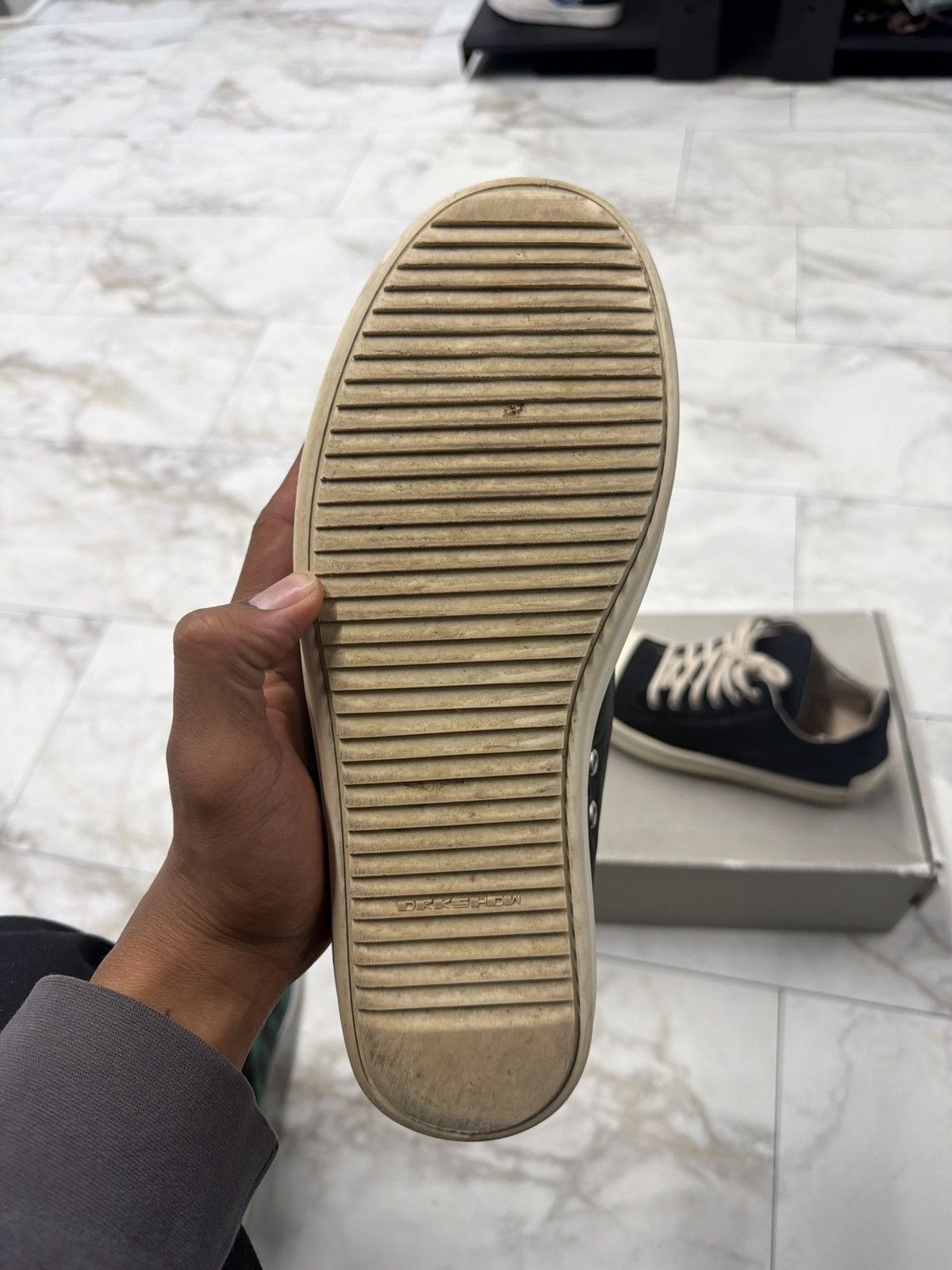 Rick Owens Rick Owens DRKSHDW black denim low Size US 9 / EU 42 - 11 Thumbnail